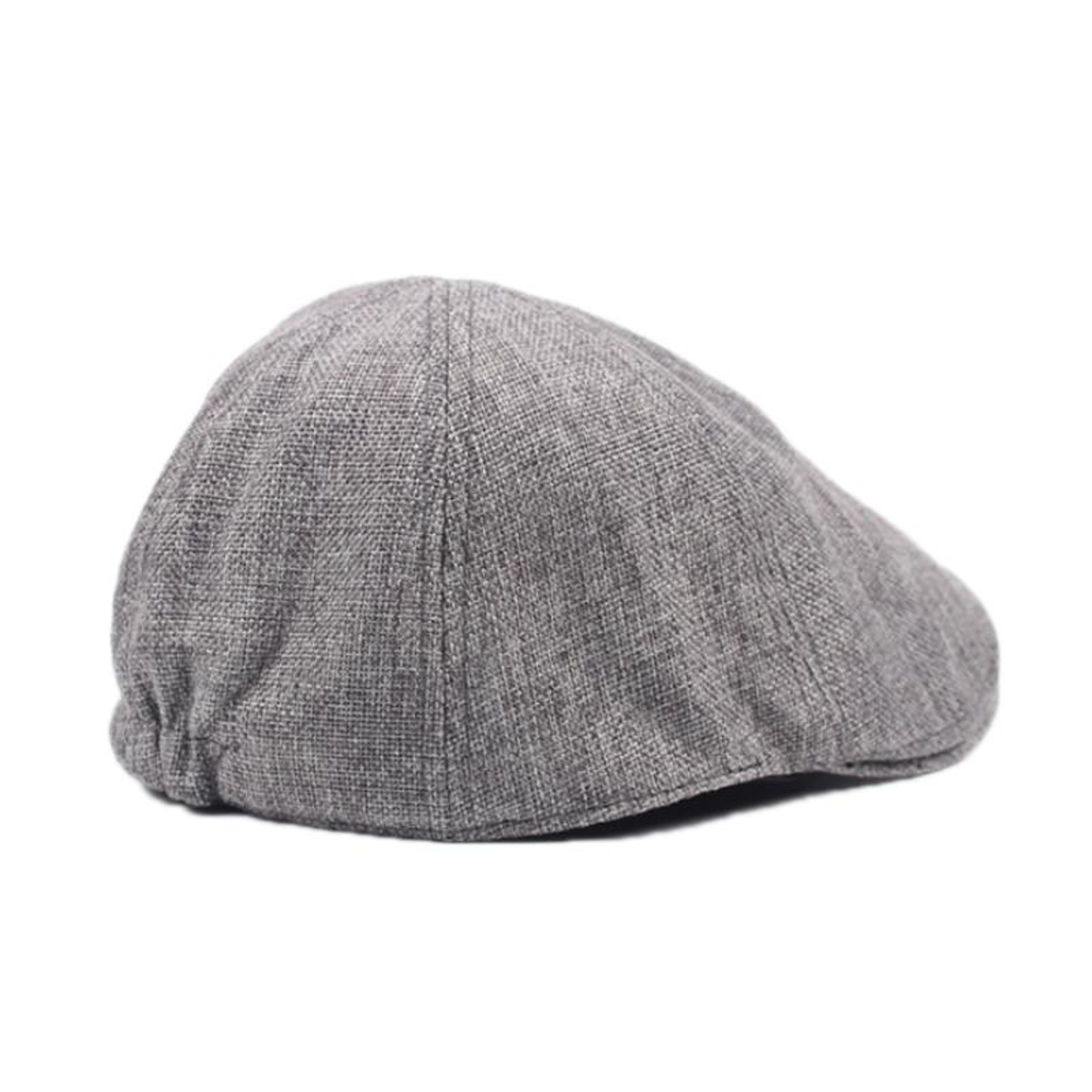 Mens Cotton Linen Newsboy Cap for Spring Summer and Fall – view 9