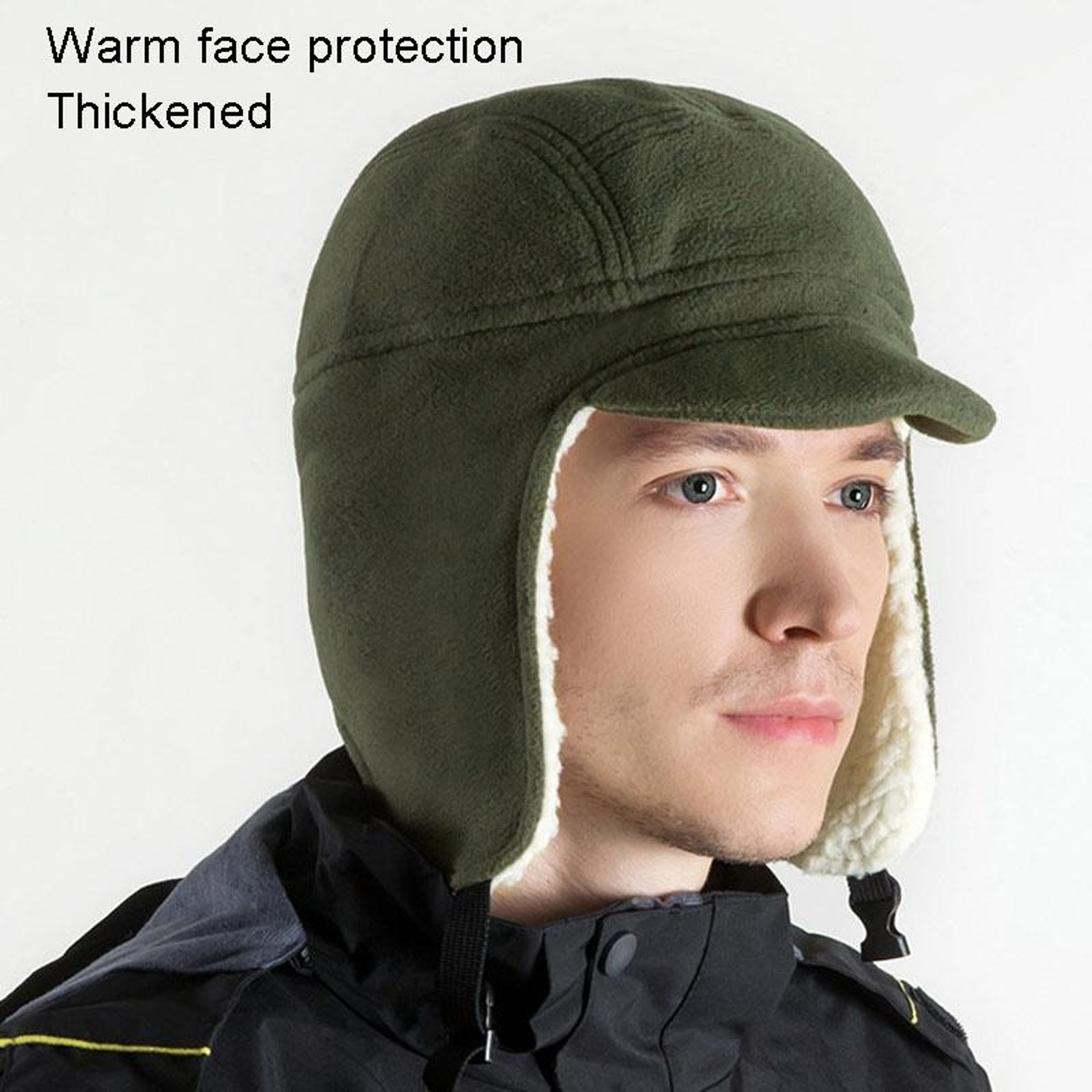 Winter Warm Windproof Hat with Ear Protection and Adjustable Fit – view 4