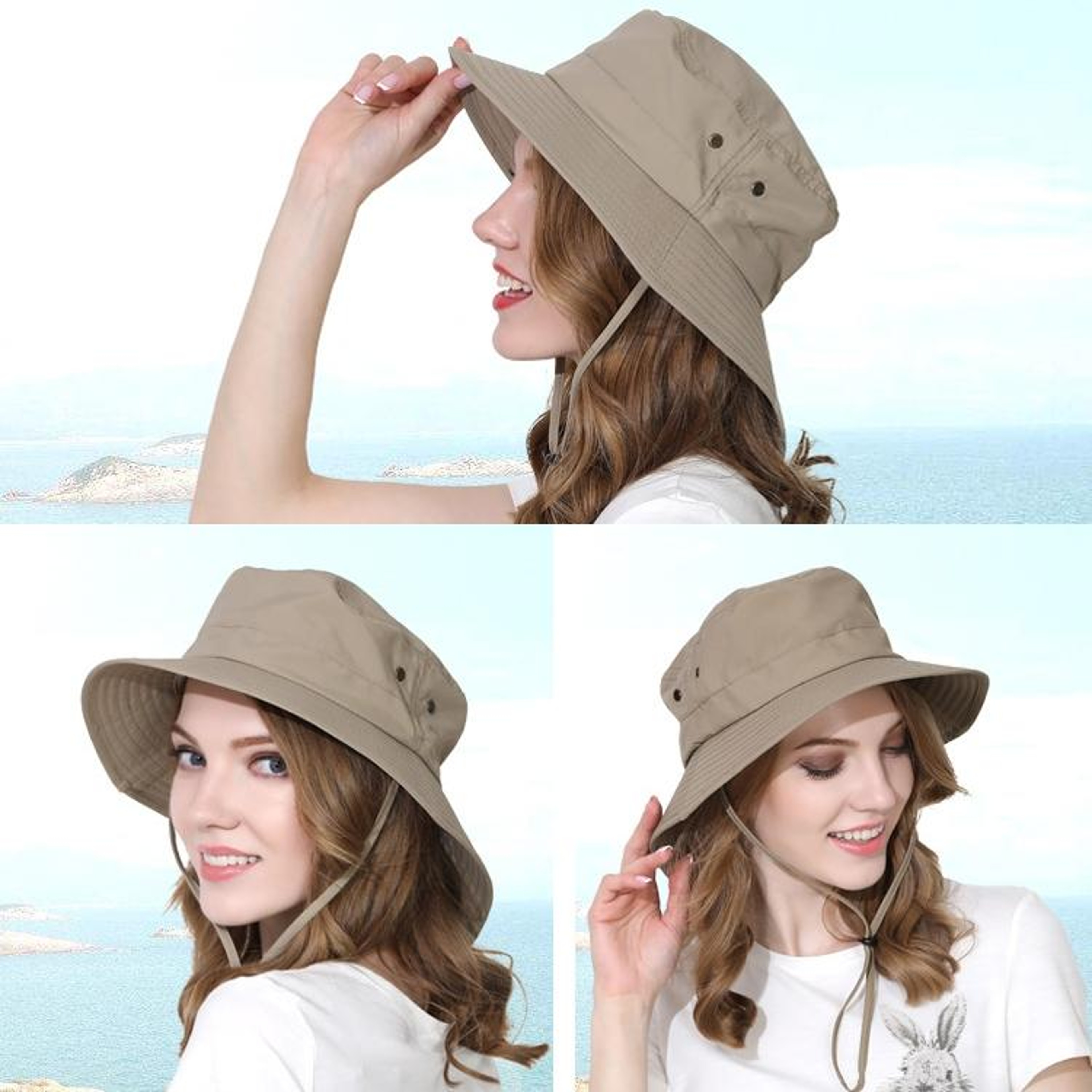 Outdoor Fishing Hat with Extended Neck Shade and Breathable Mesh – view 6