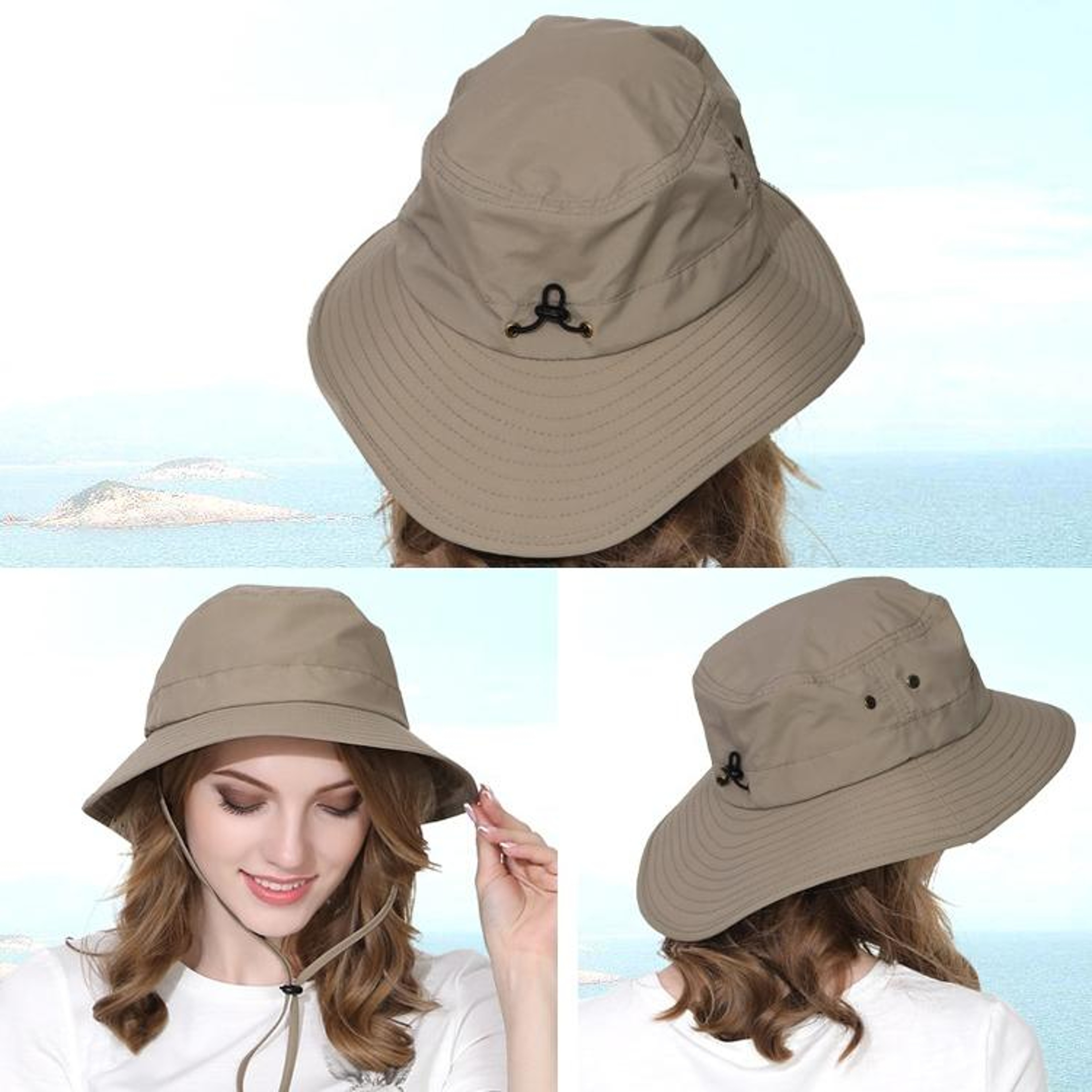 Outdoor Fishing Hat with Extended Neck Shade and Breathable Mesh – view 7