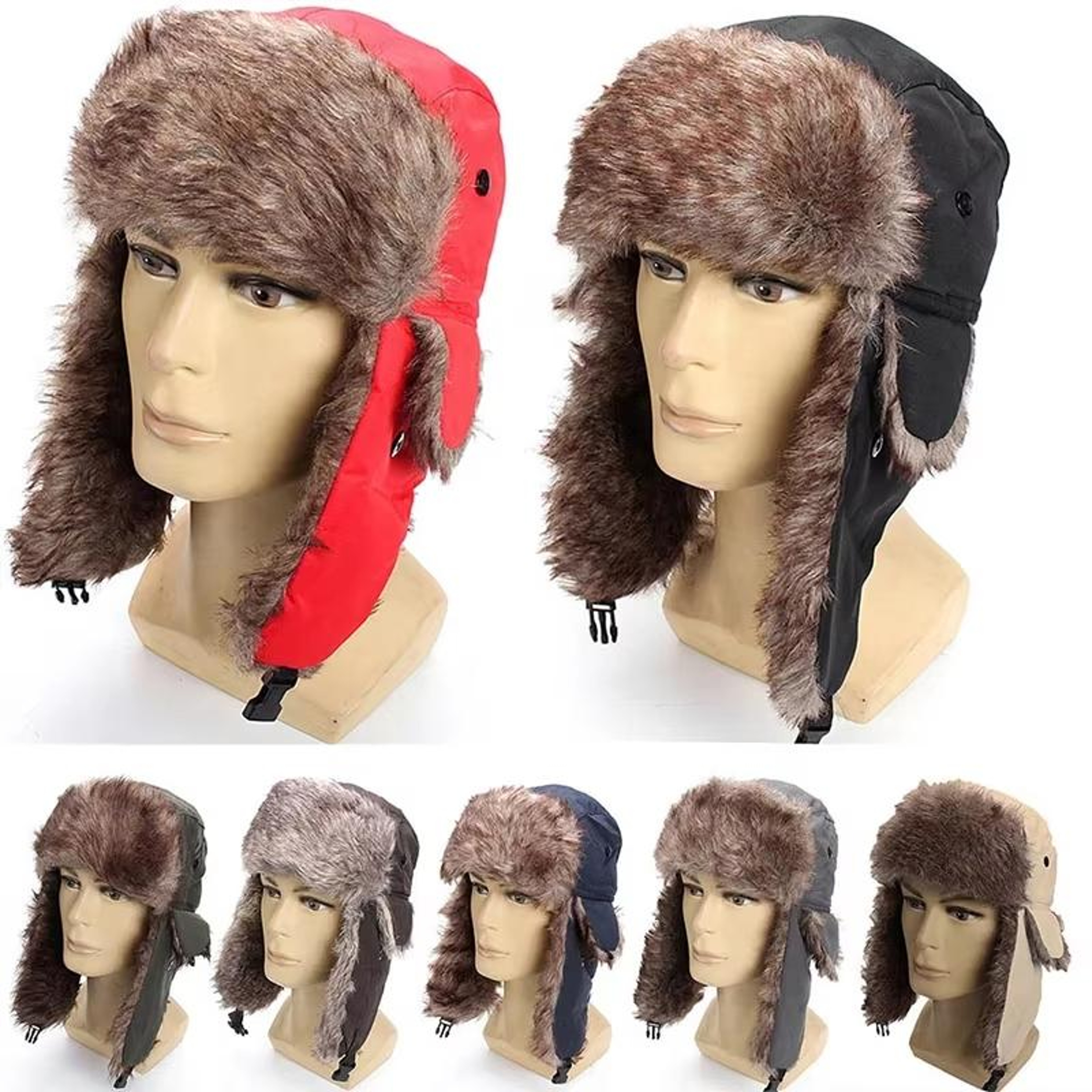 Winter Waterproof Ski Hat with Fleece Lining and Ear Protection – view 7