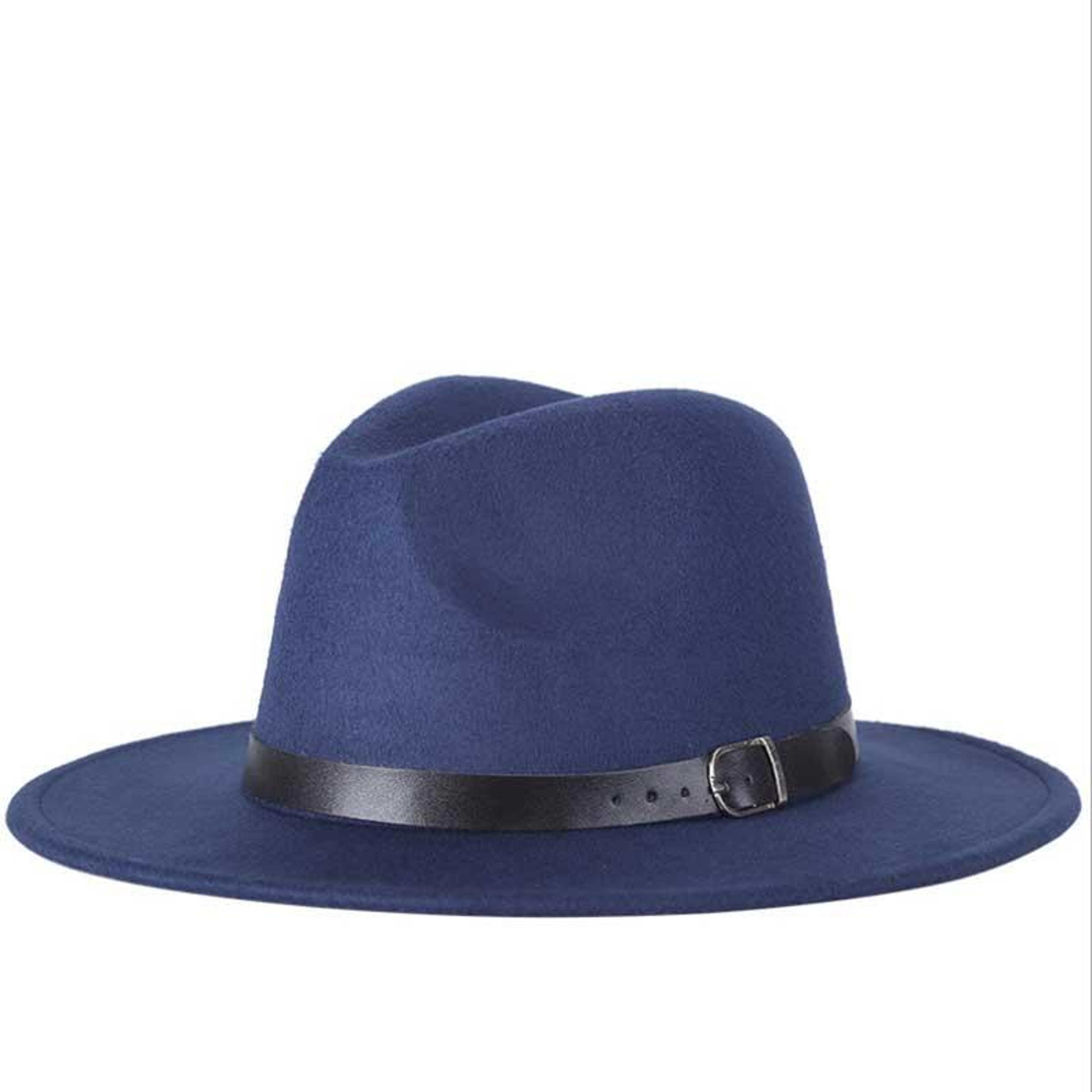 Mens Wool Blend Fedora Hat with Casual Jazz Style – view 4