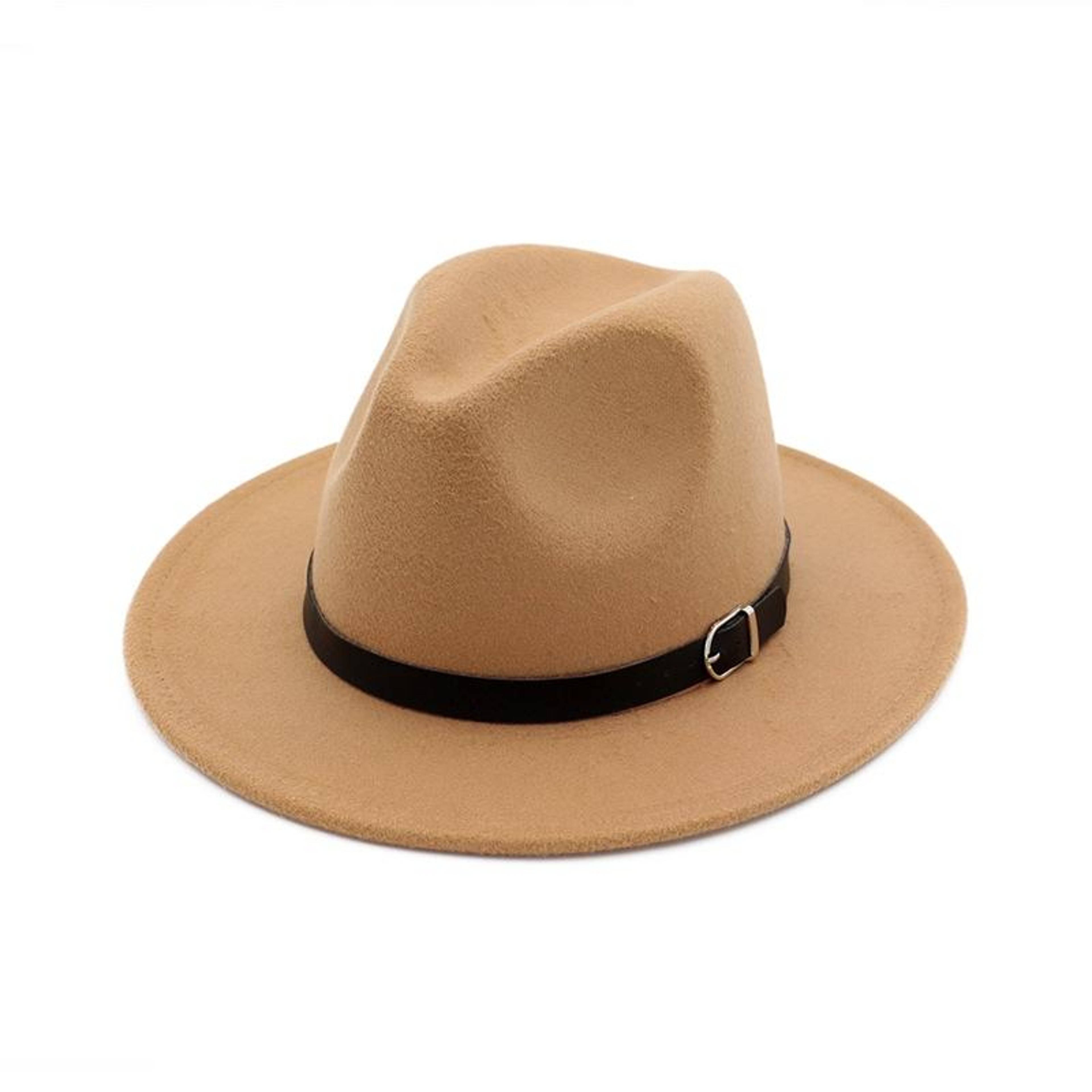 Mens Wool Blend Fedora Hat with Casual Jazz Style – view 5