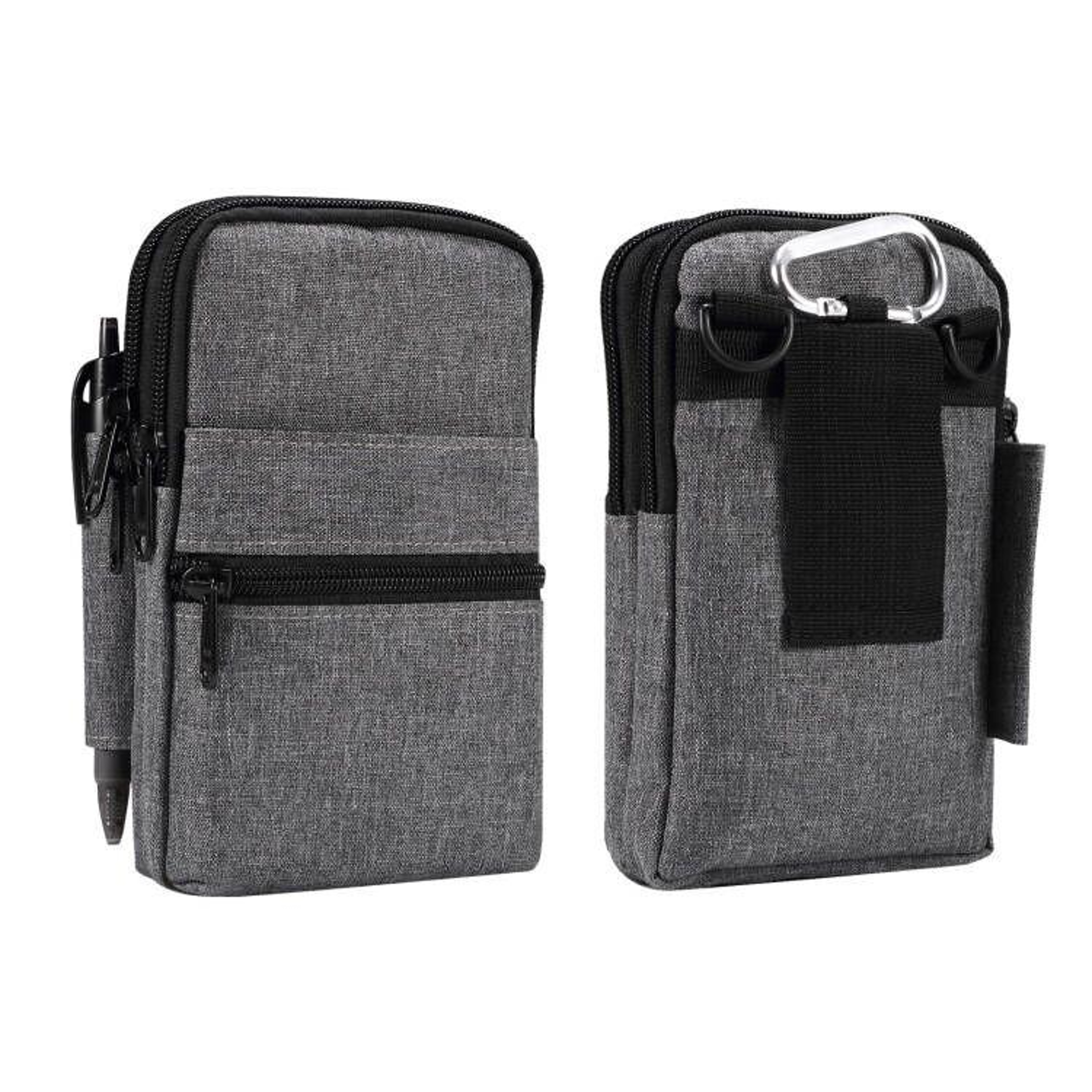 Denim Crossbody Phone Bag with Adjustable Strap and Front Pocket – view 11