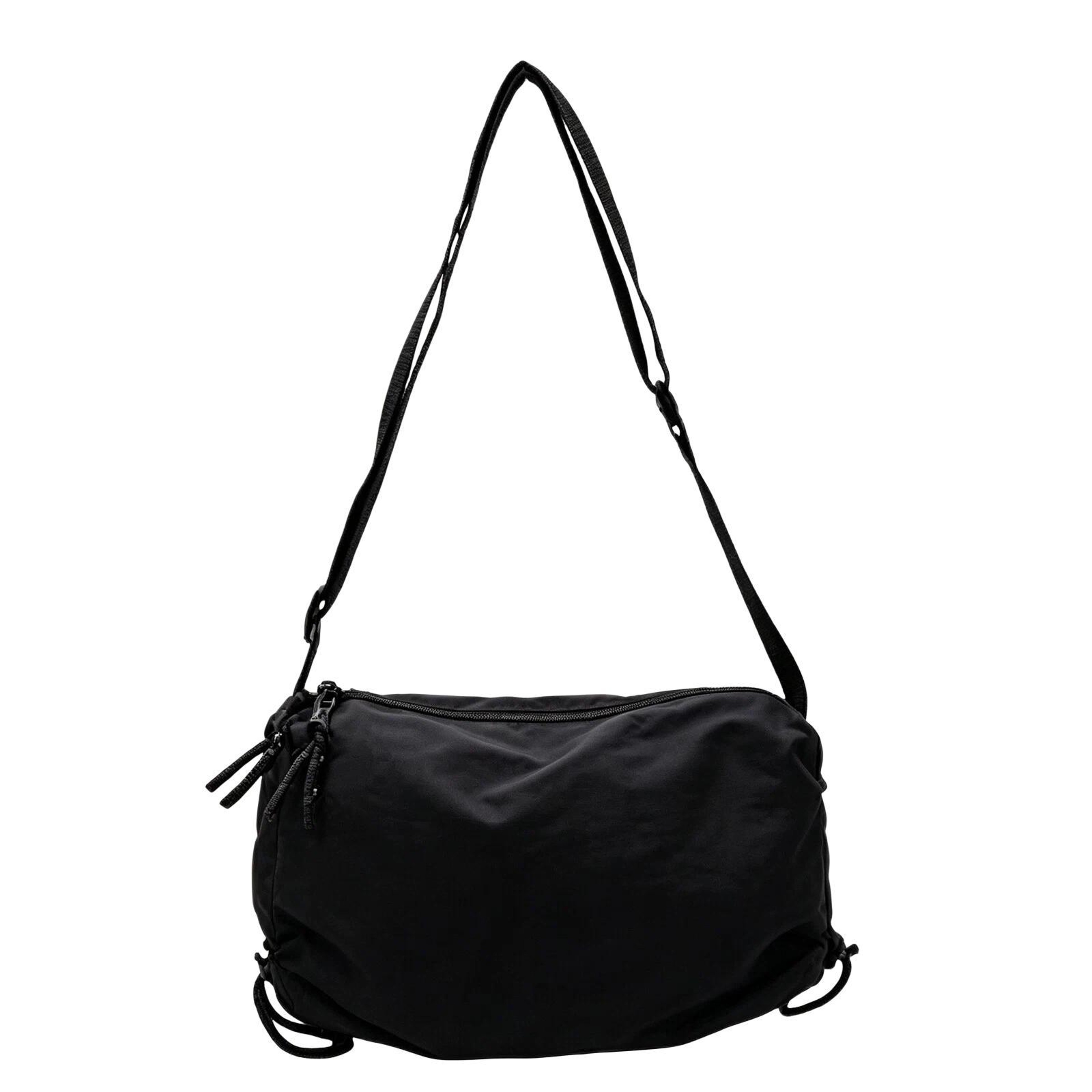 Nylon Drawstring Sports Crossbody Bag with Adjustable Shoulder Strap – view 1
