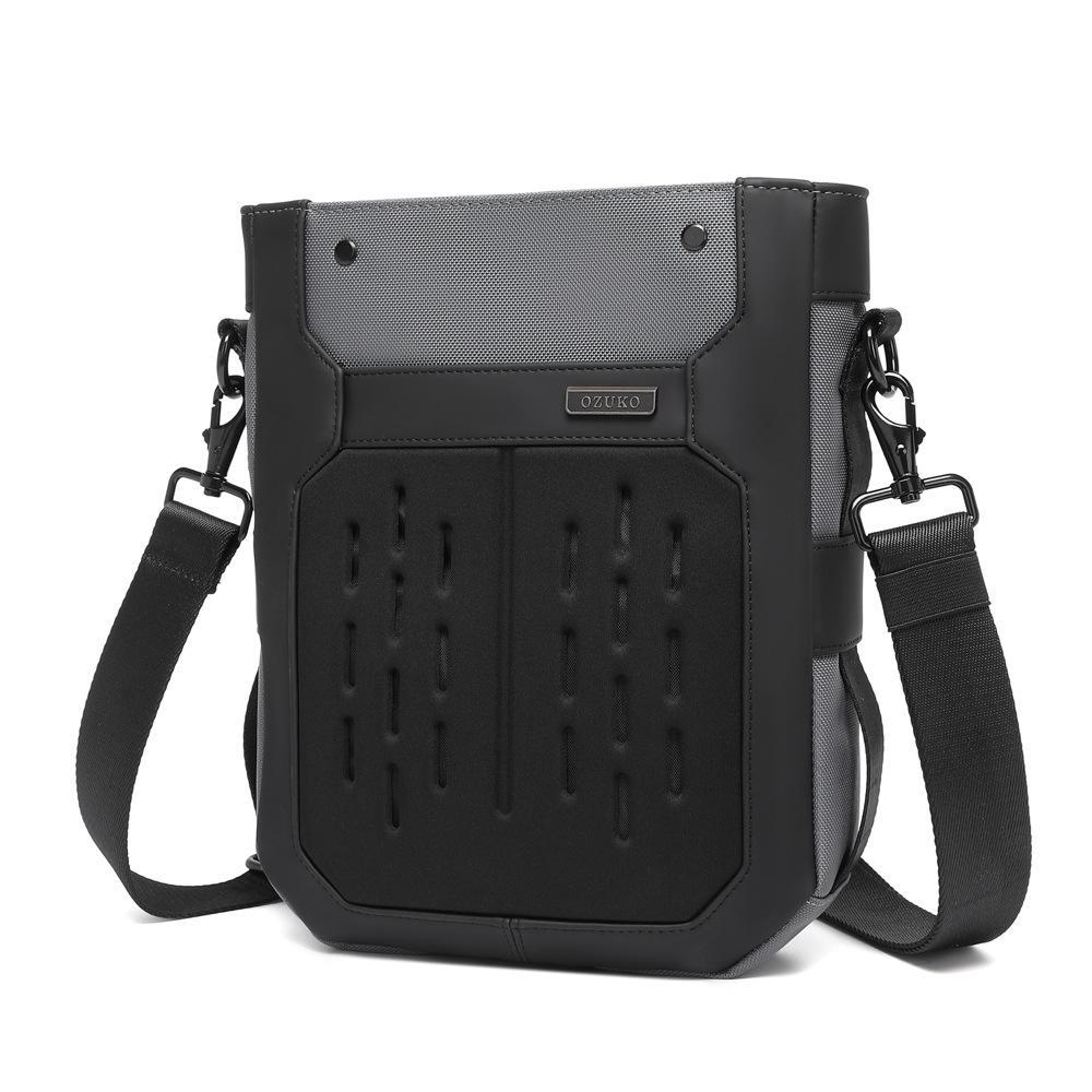 Mens Waterproof Crossbody Shoulder Bag with Multiple Pockets – view 11