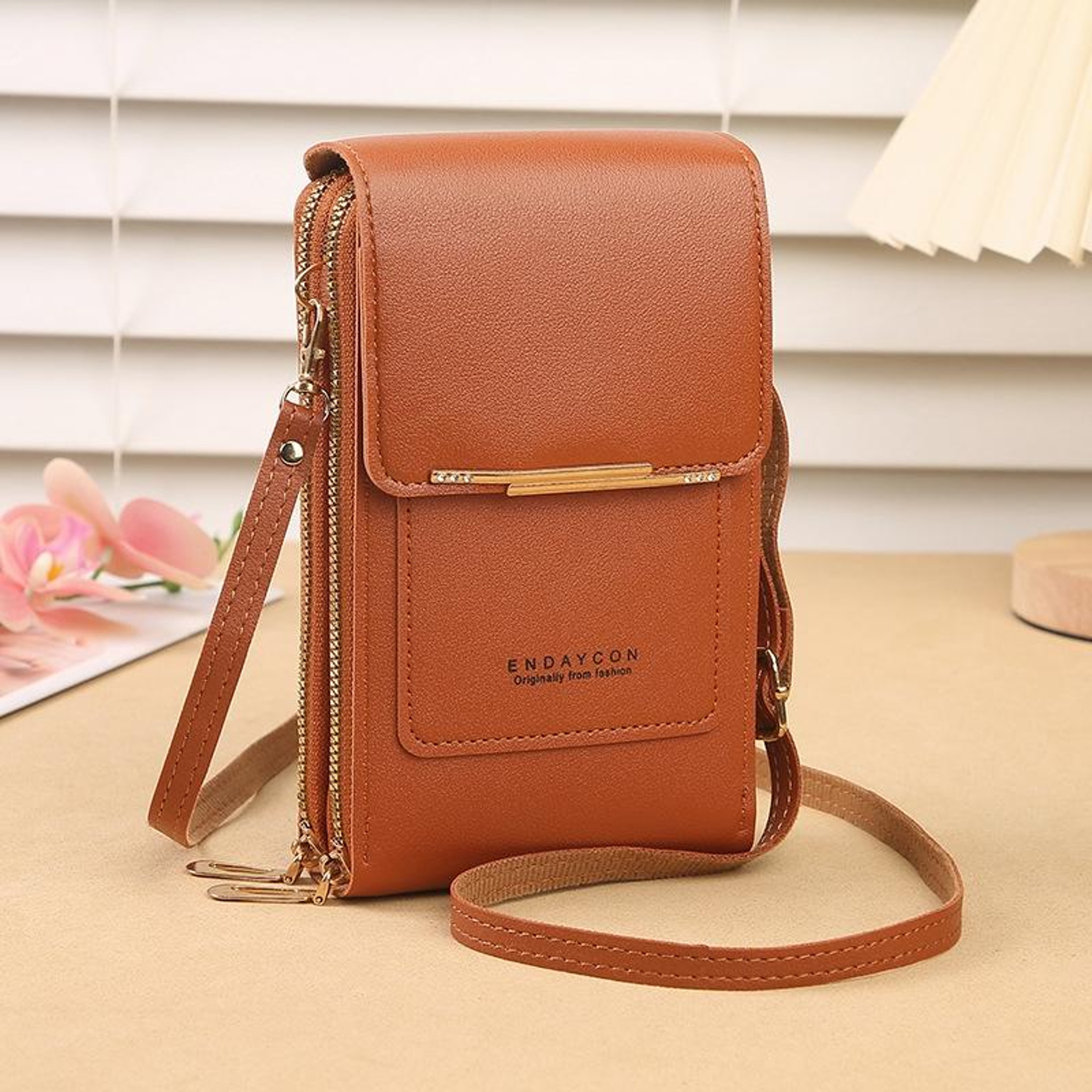 Touch Screen Crossbody Phone Bag with Zipper Coin Purse – view 8