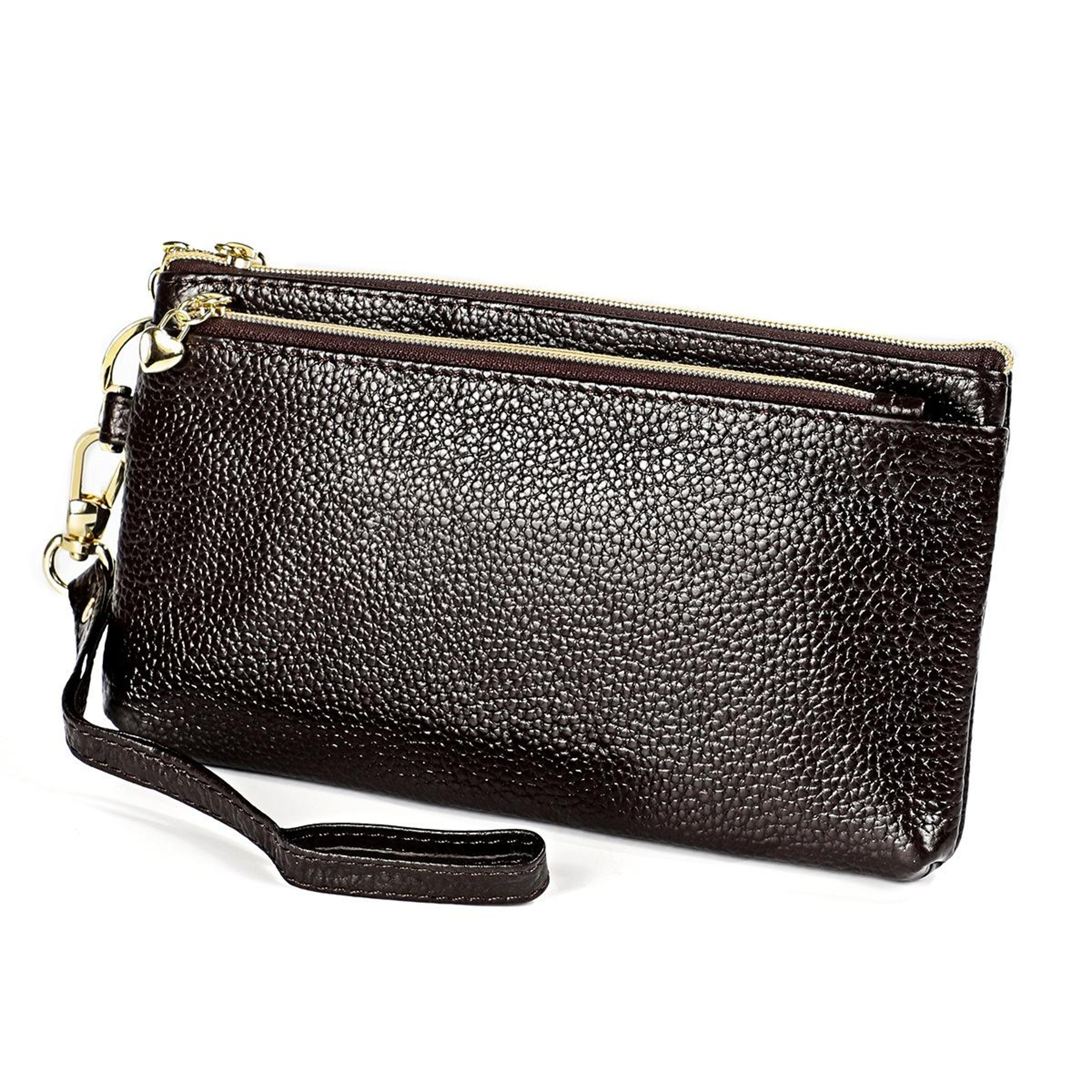 Ladies Cowhide Coin Purse and Car Key Case with Zipper – view 12