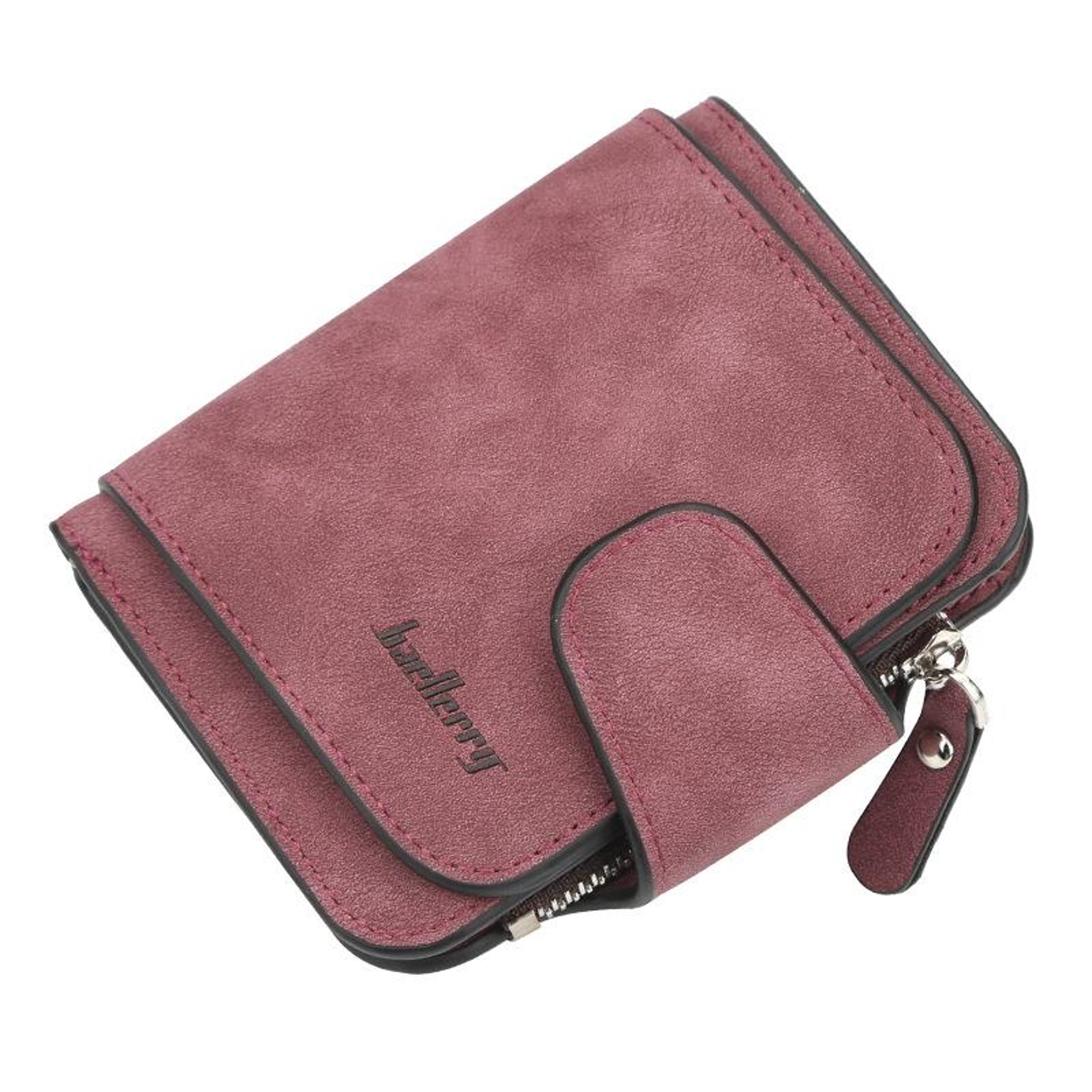 Small PU Leather Coin Purse for Women with Zipper and Buckle Closure – view 15