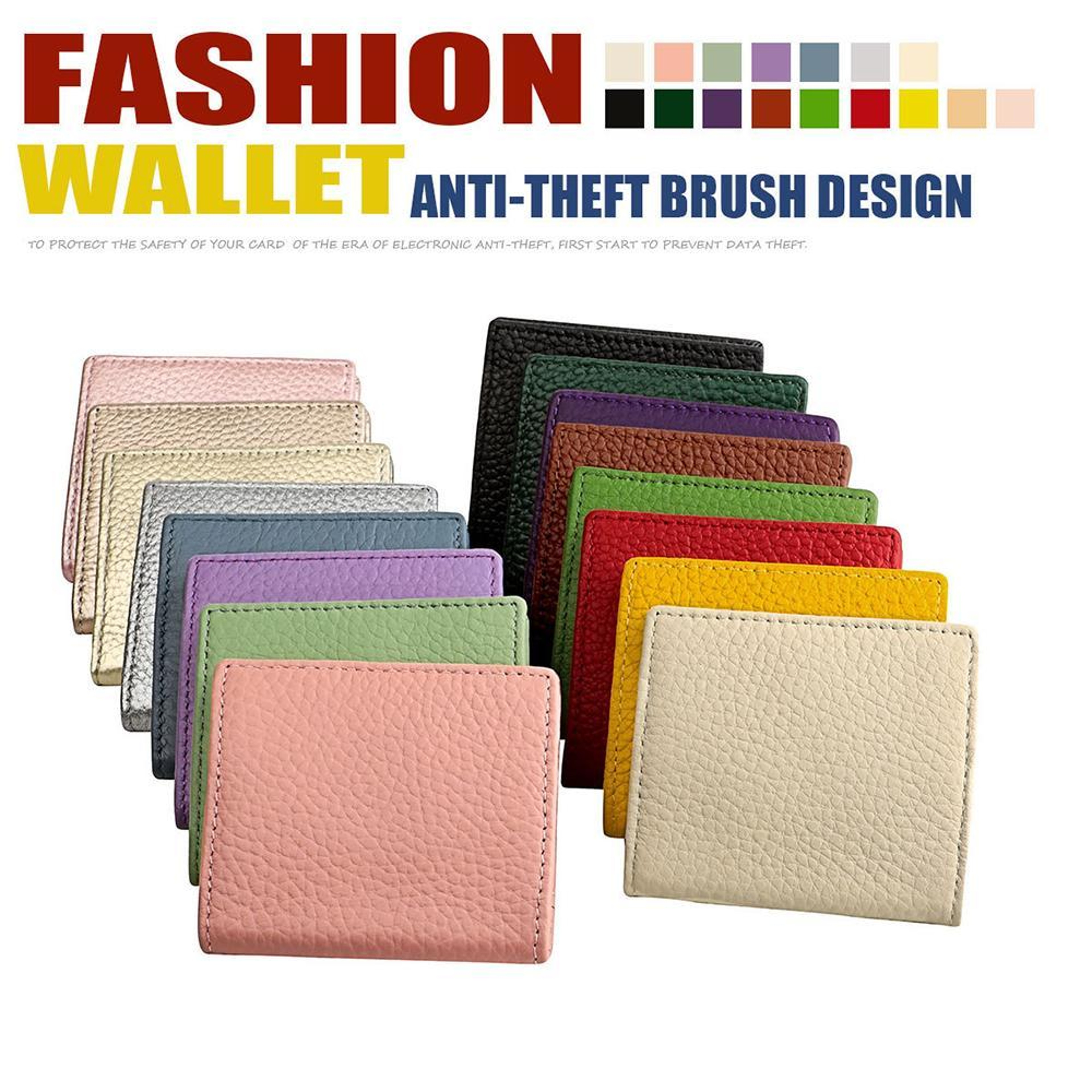 Top Grain Cowhide Leather Coin Purse with Buckle Closure – view 2