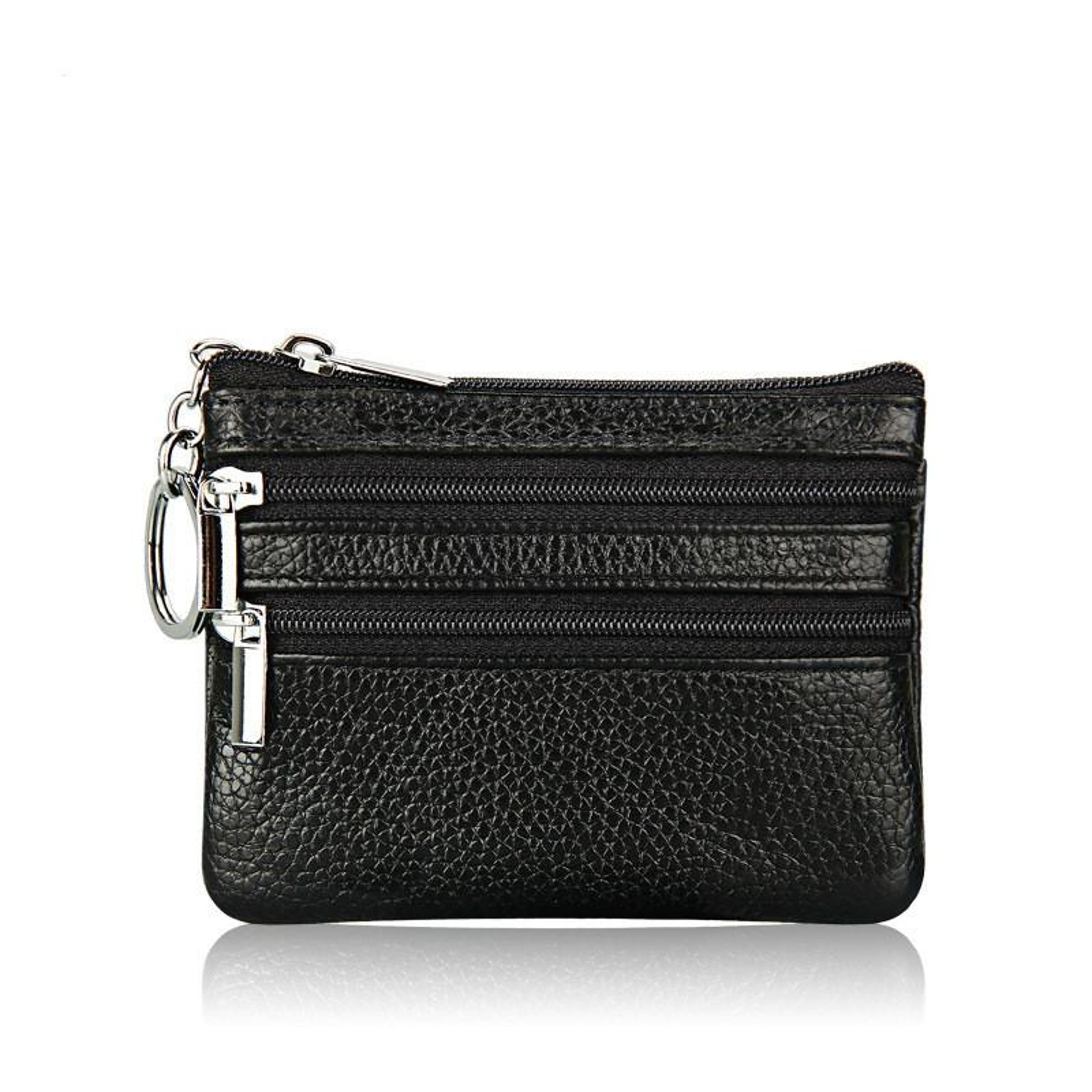 Womens Small PU Leather Zipper Wallet with Coin Purse and Card Holder – view 5