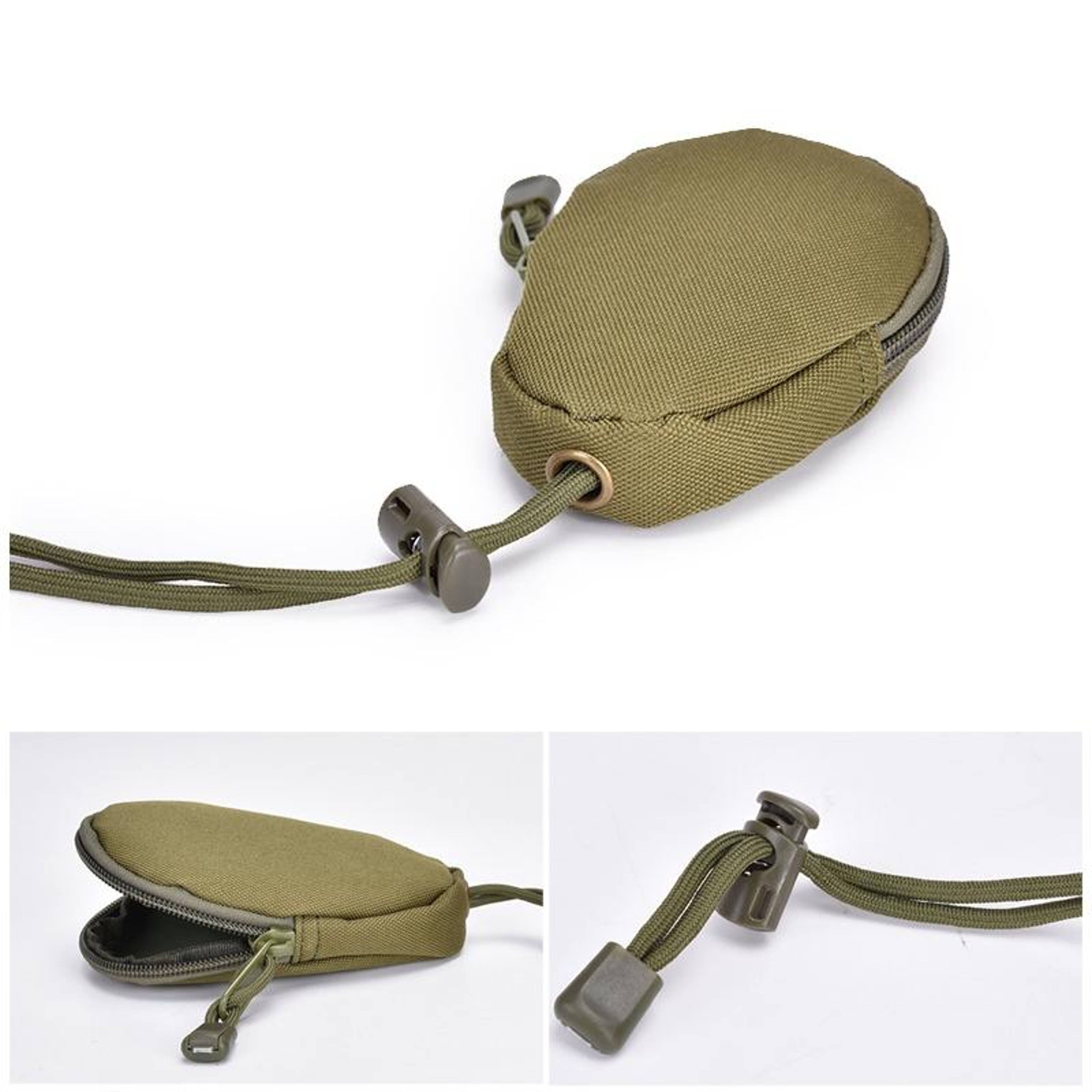 Mini Outdoor EDC Carrying Pouch with Zipper for Keys and Coins – view 4