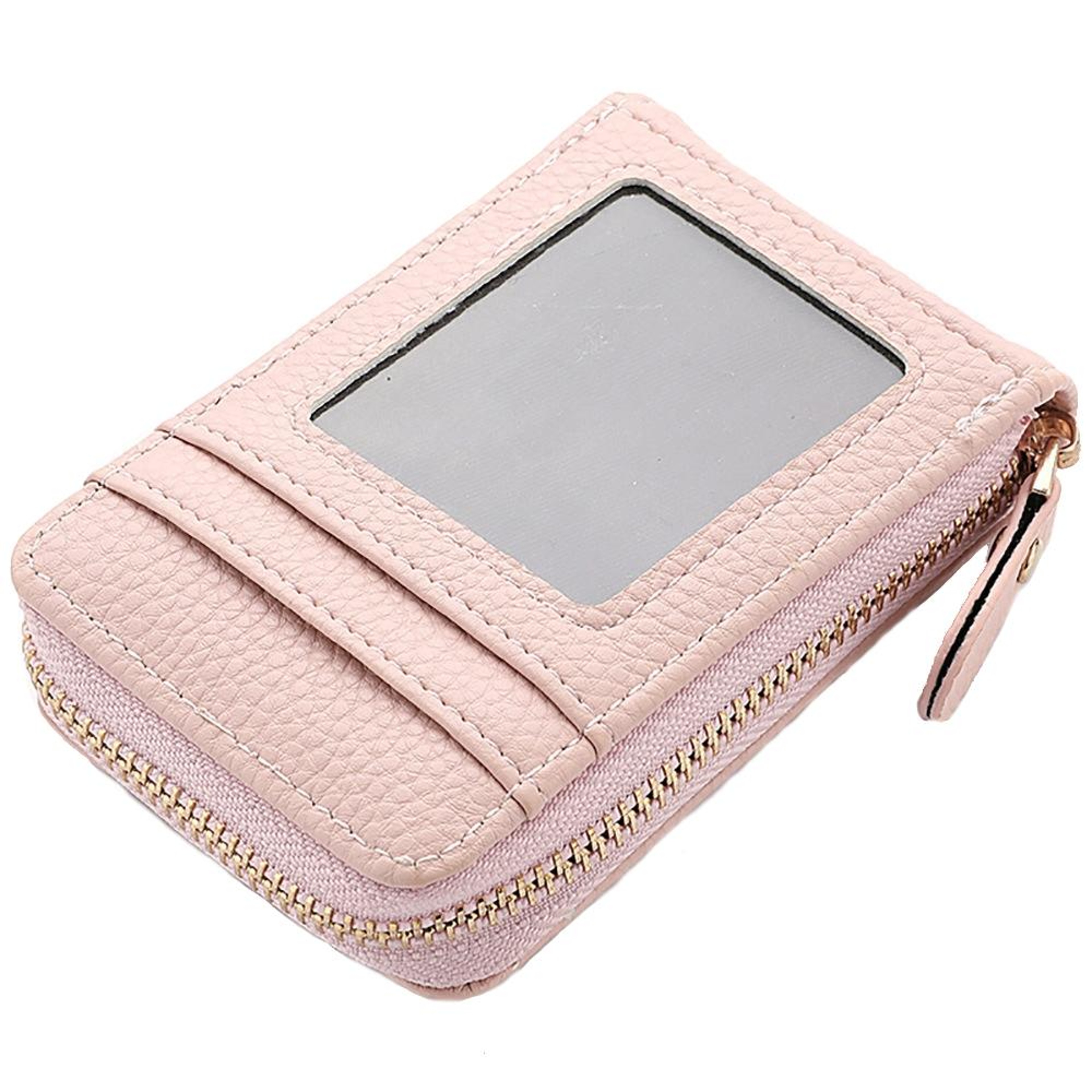 PU Leather Card Holder Wallet with Multiple Slots and Zipper Coin Purse – view 13