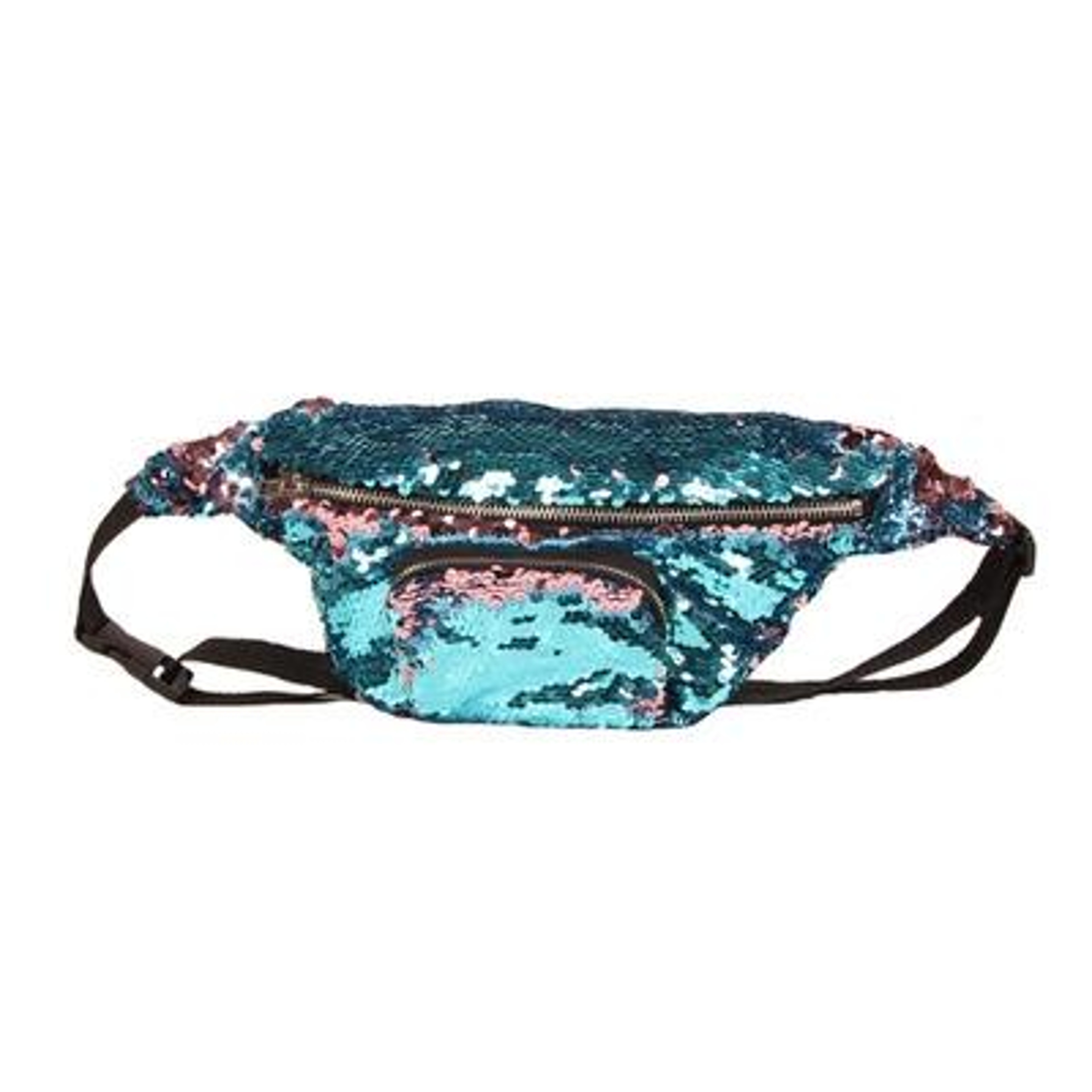 Reversible Sequin Waist Bag Mermaid Fanny Pack for Travel and Everyday Essentials – view 3