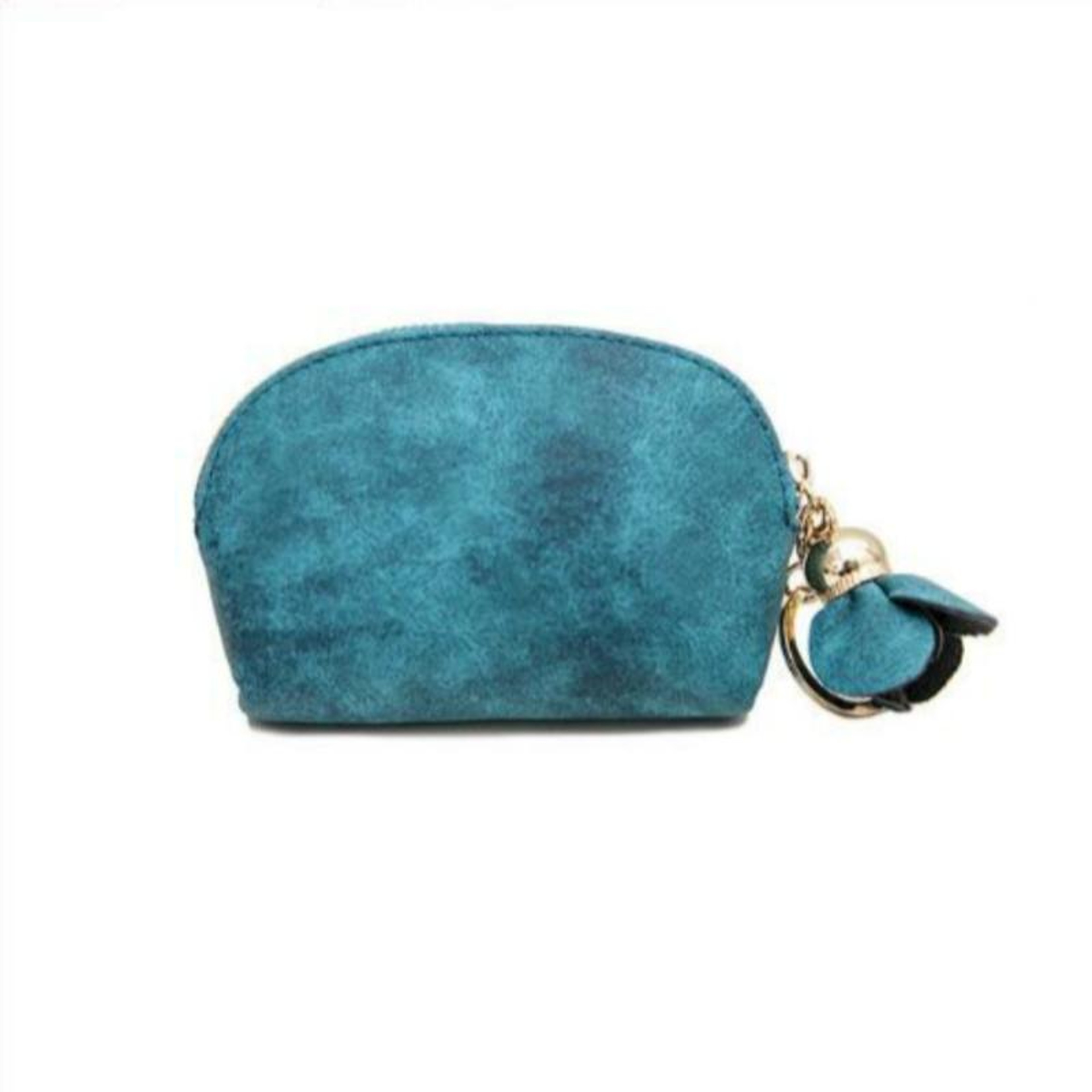 Mini Coin Purse with Zipper Closure and Flower Tassel Pendant – view 10