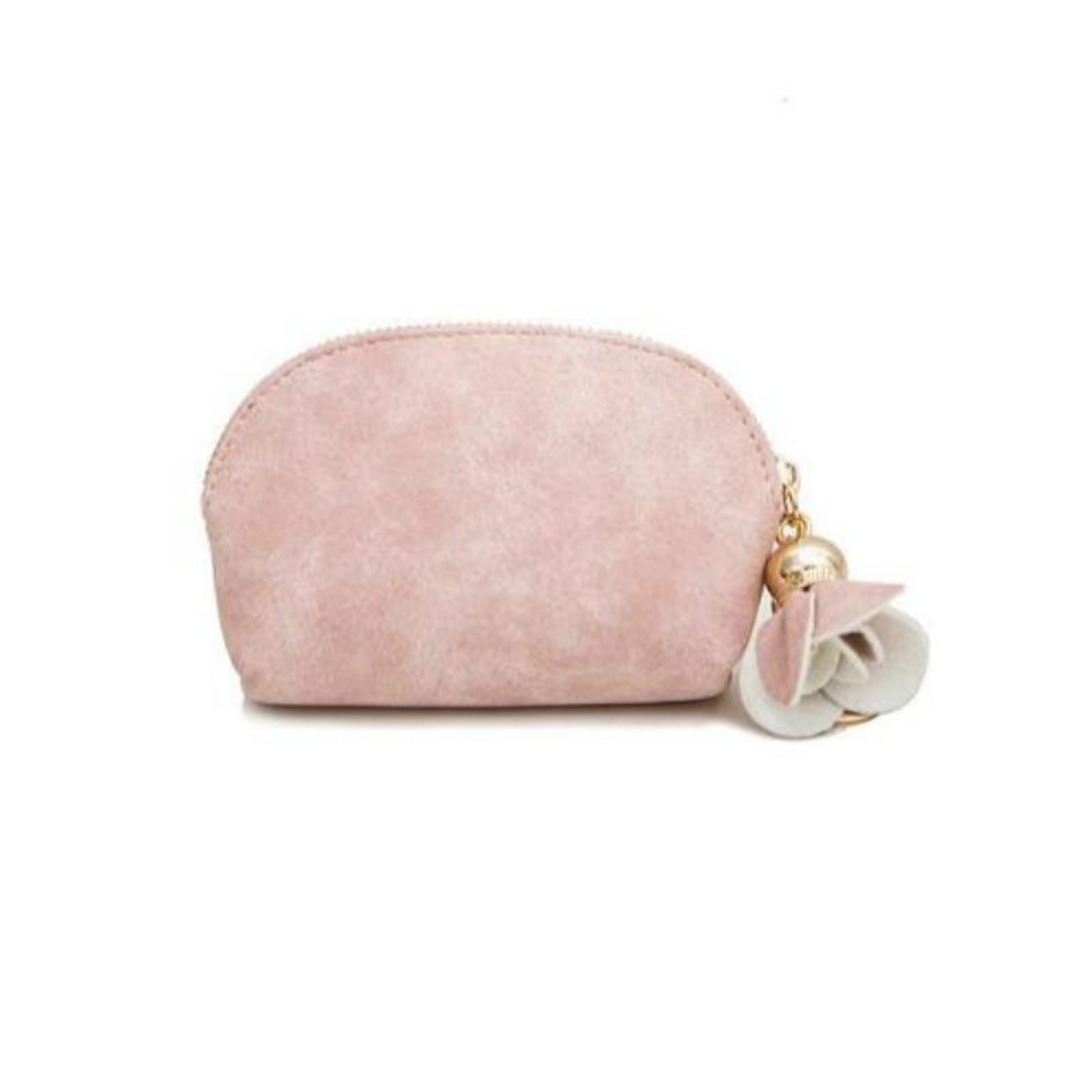 Mini Coin Purse with Zipper Closure and Flower Tassel Pendant – view 11