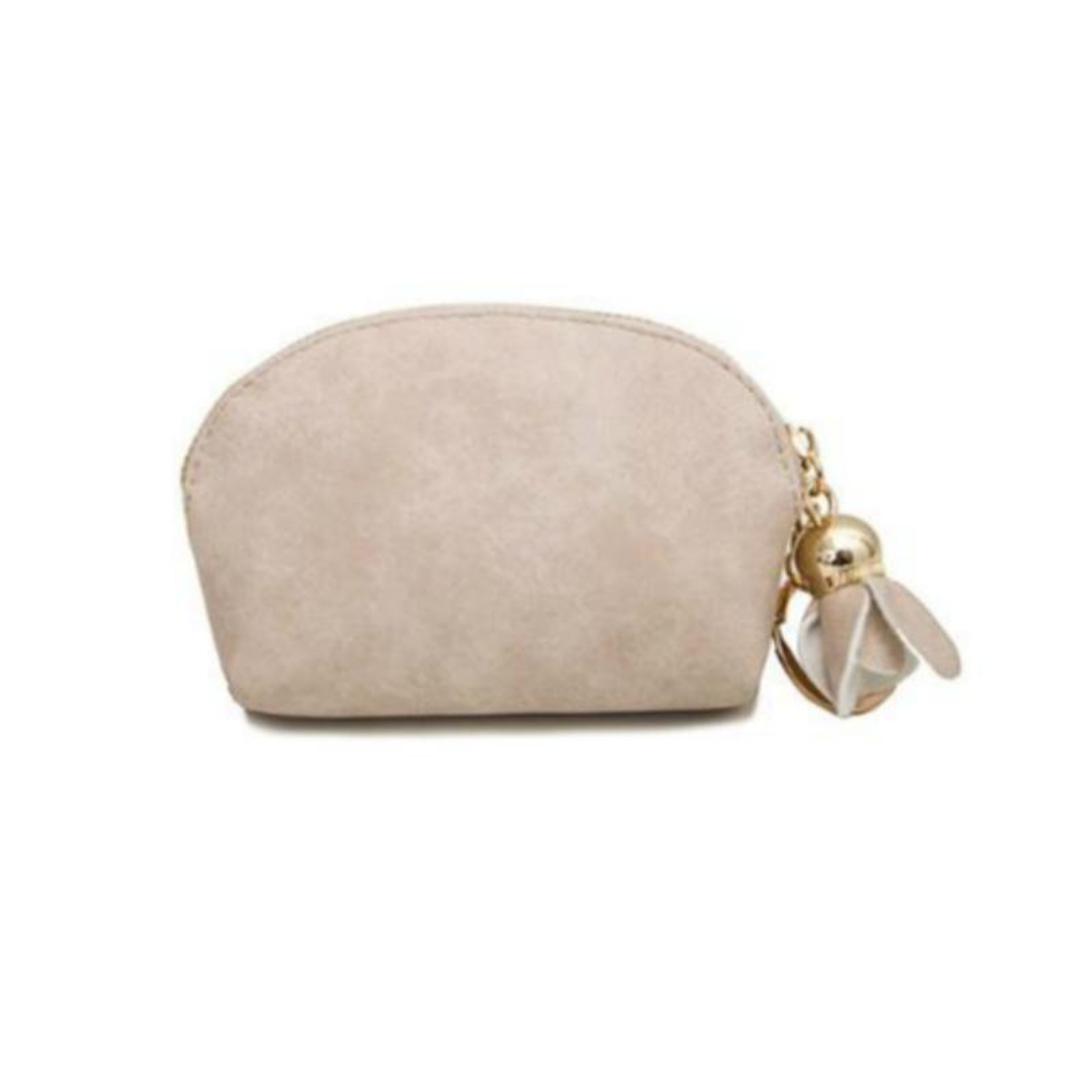 Mini Coin Purse with Zipper Closure and Flower Tassel Pendant – view 13