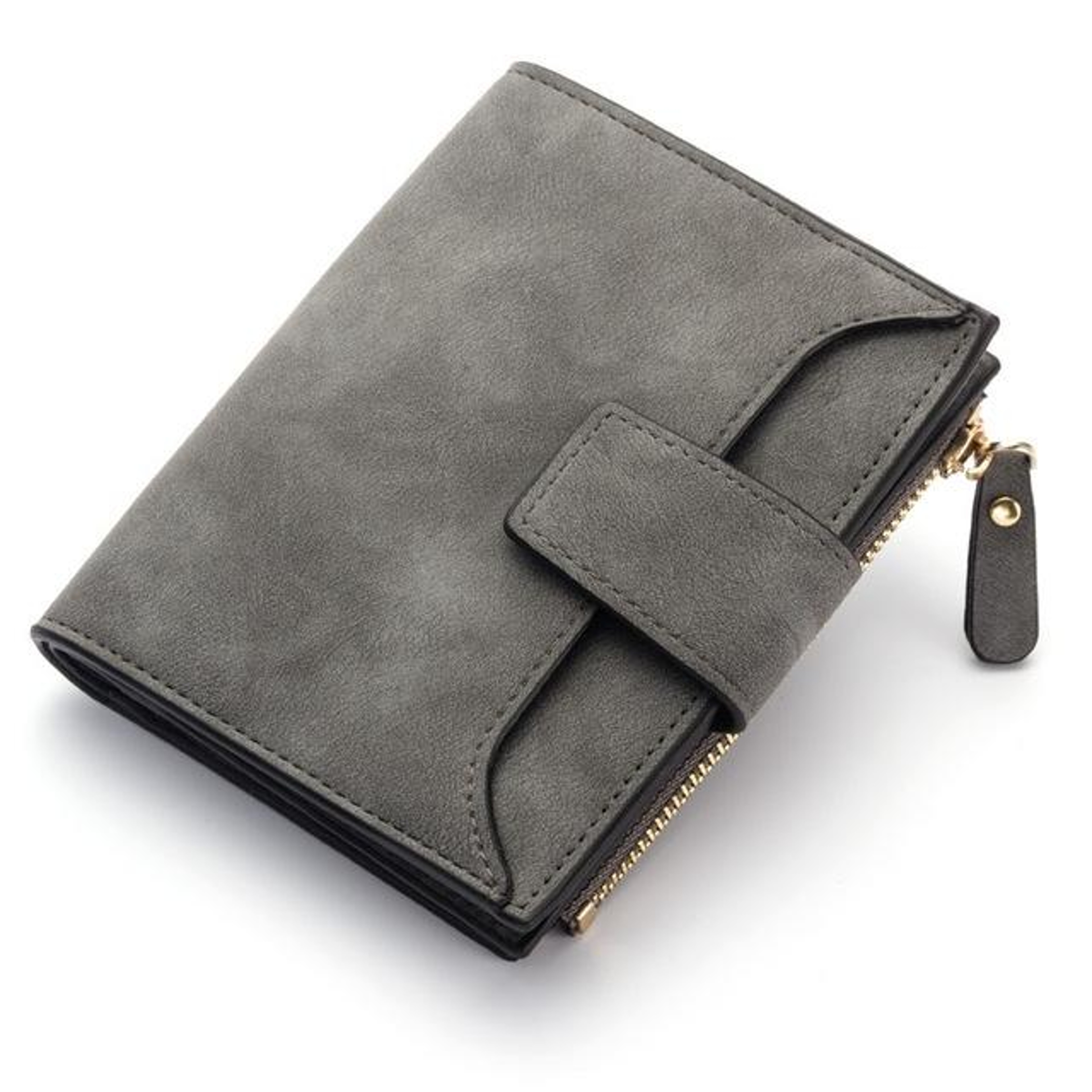 Womens Small PU Leather Wallet with Coin Pocket and Card Holder – view 3