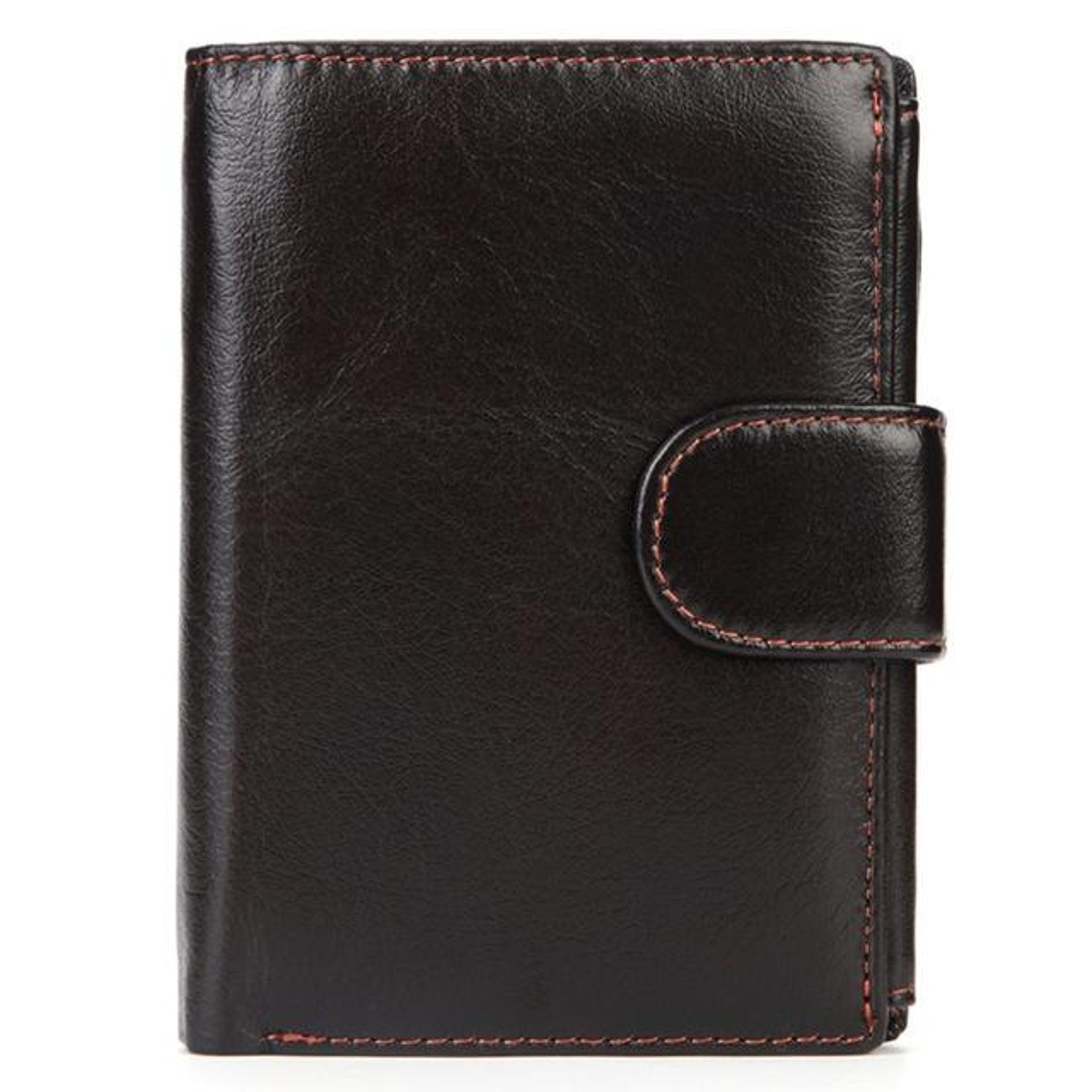 Mens Vintage Genuine Leather Wallet with Coin Pocket and Card Holder – view 10