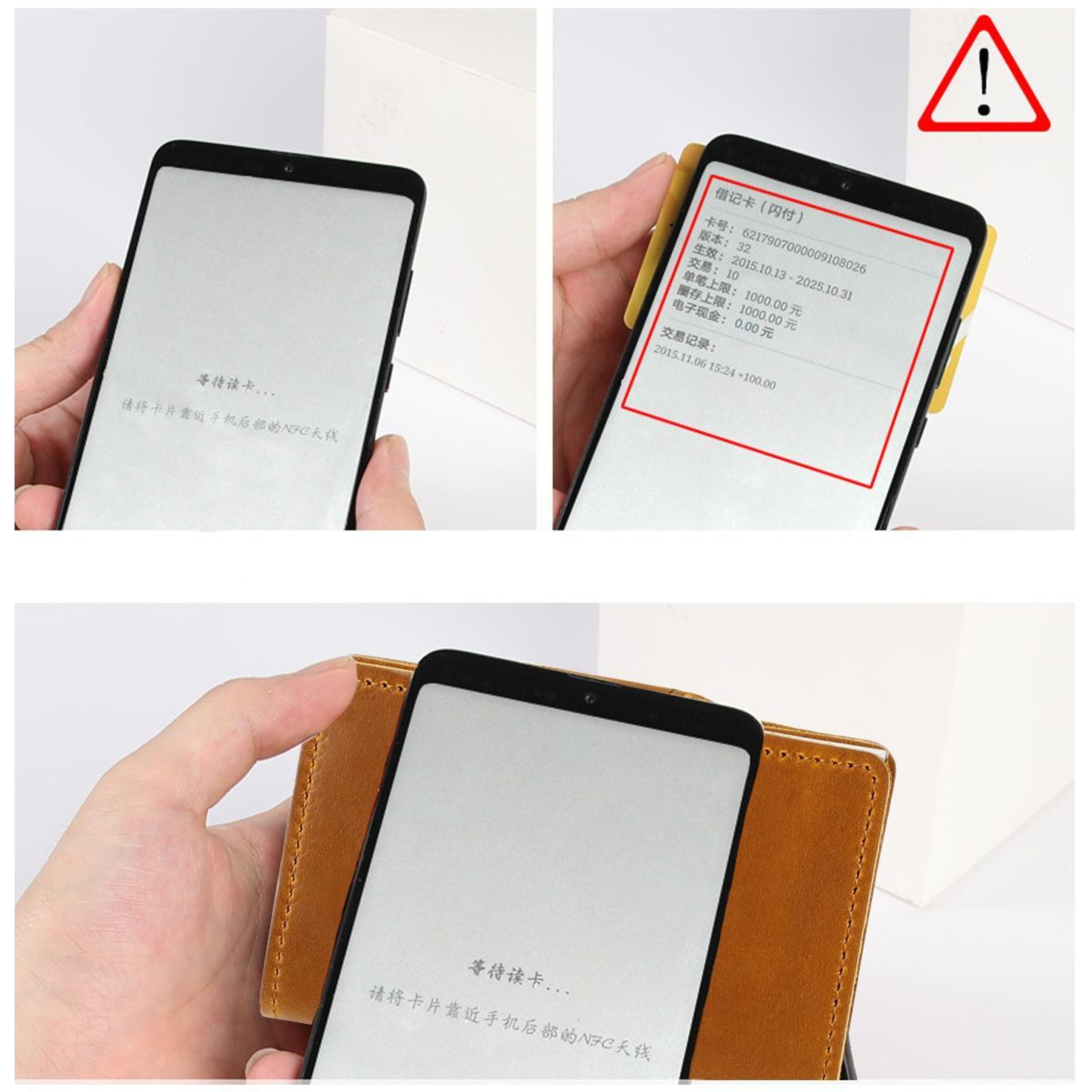 Genuine Leather RFID Card Holder with Automatic Pop Up Aluminum Case – view 4