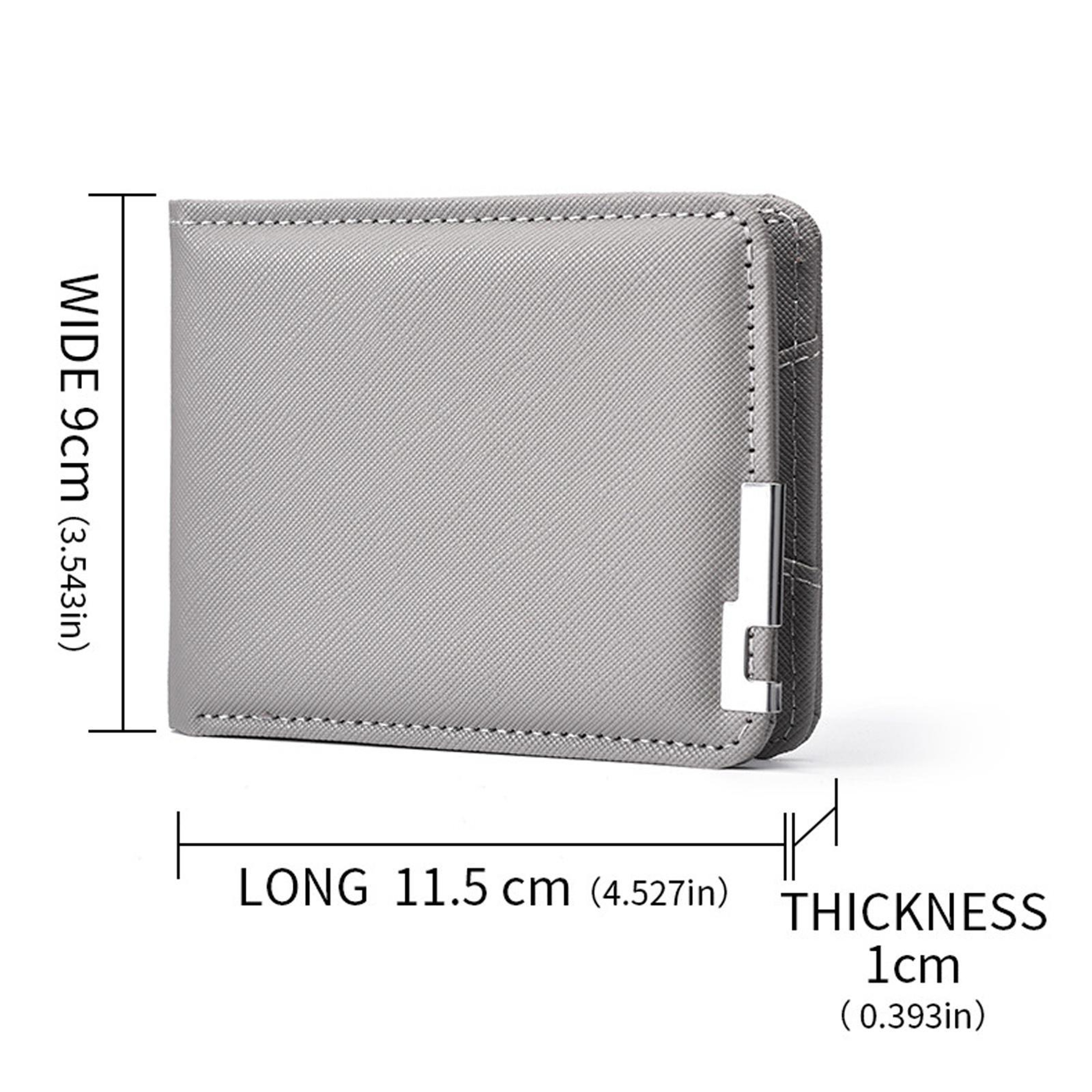 Mens Slim Minimalist Wallet with Multiple Card Slots and Compact Design – view 5