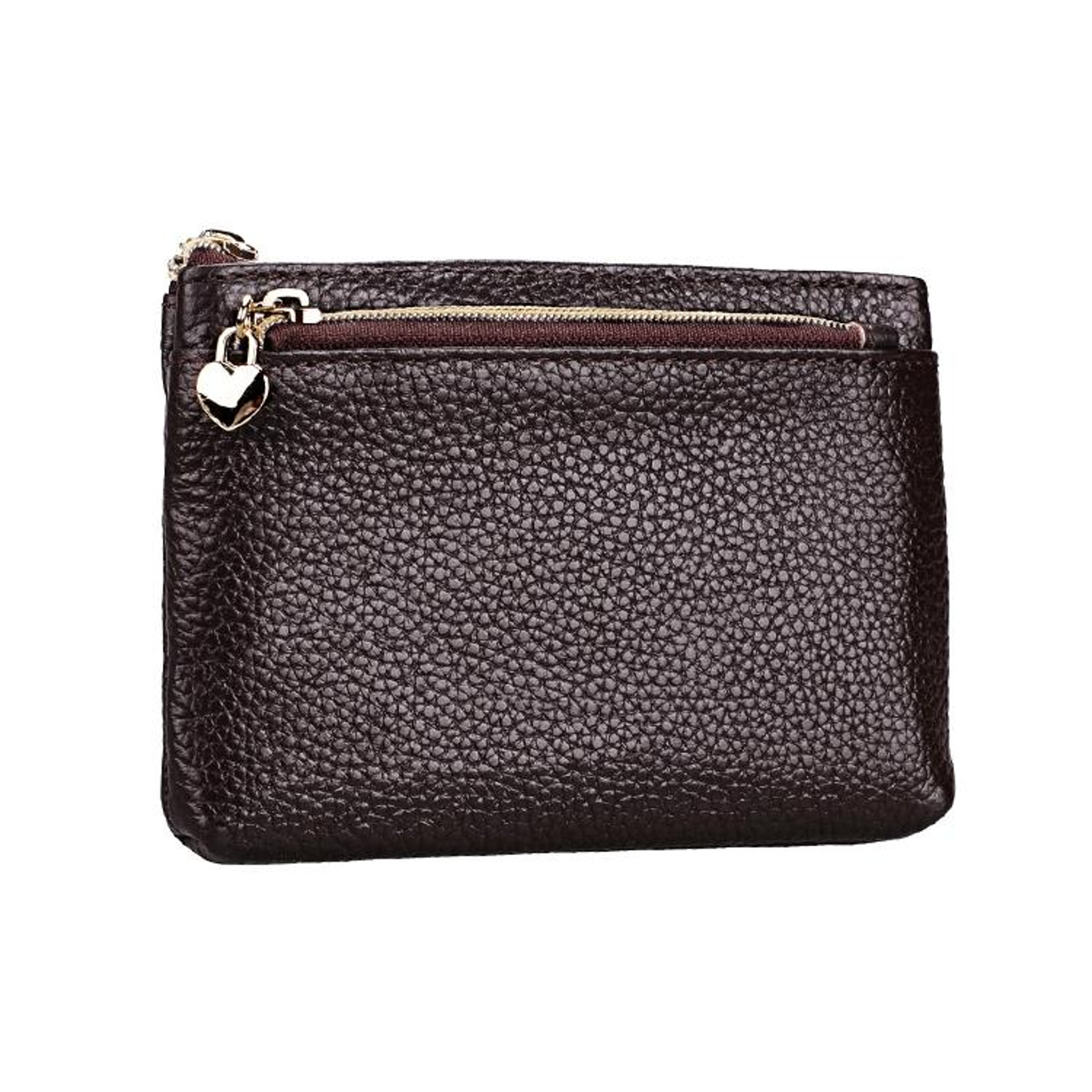 Womens Large Capacity Litchi Cowhide Wallet with Multiple Card Slots – view 2