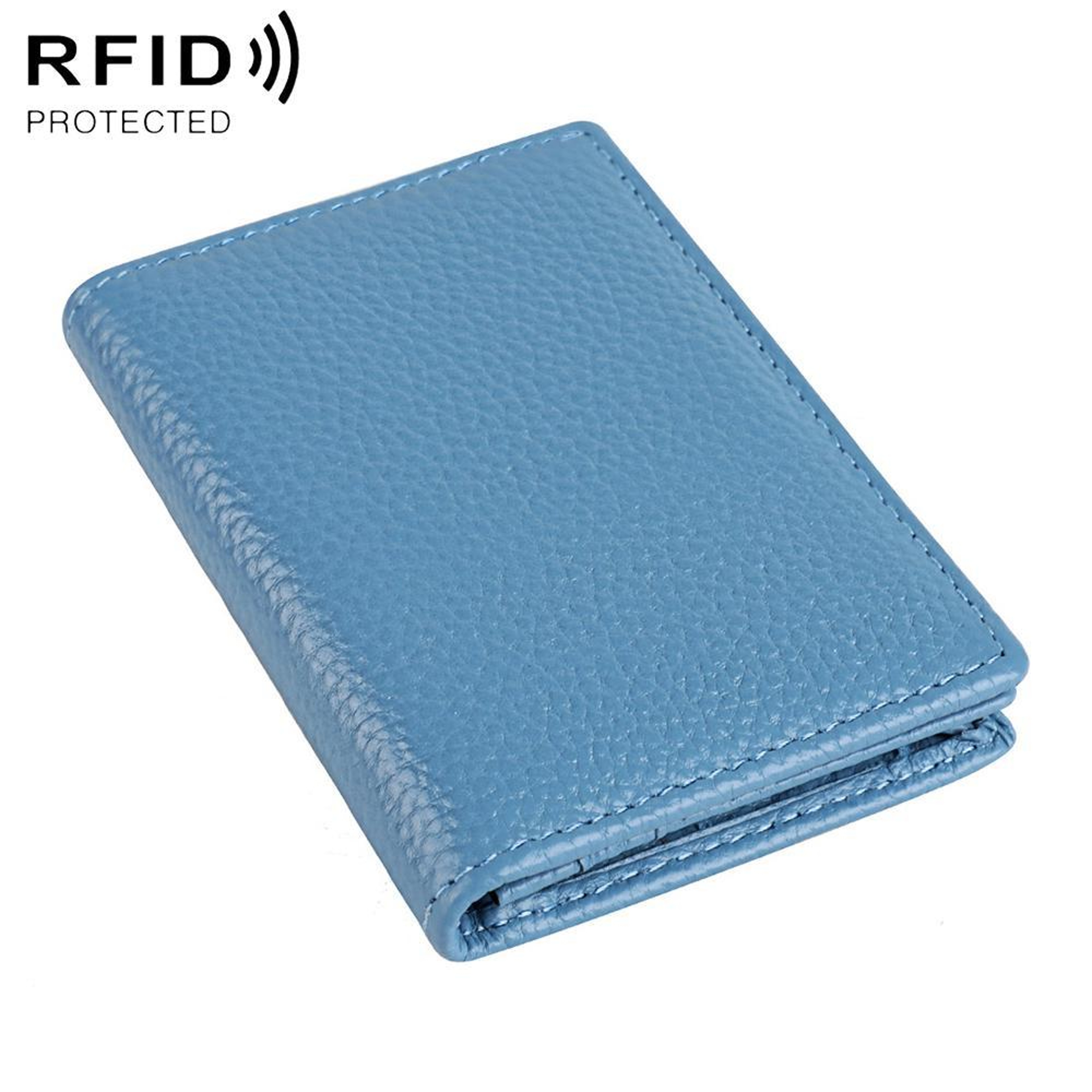 RFID Blocking Genuine Leather Card Holder Wallet with Bifold Design – view 10