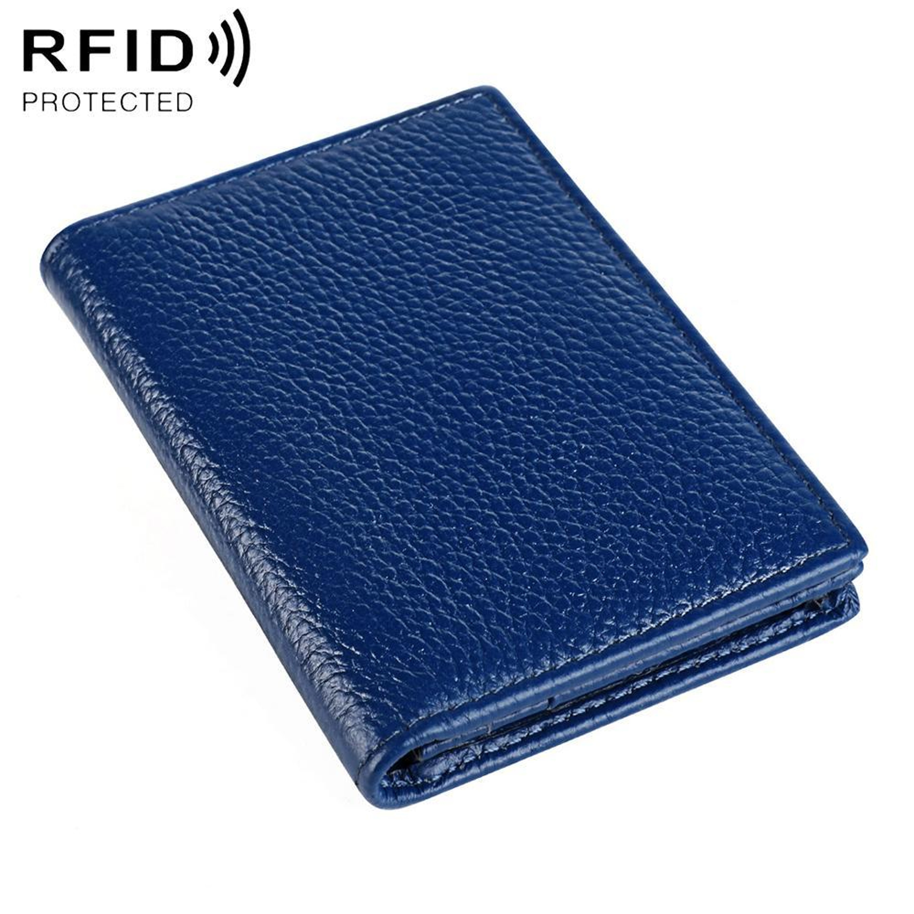 RFID Blocking Genuine Leather Card Holder Wallet with Bifold Design – view 11