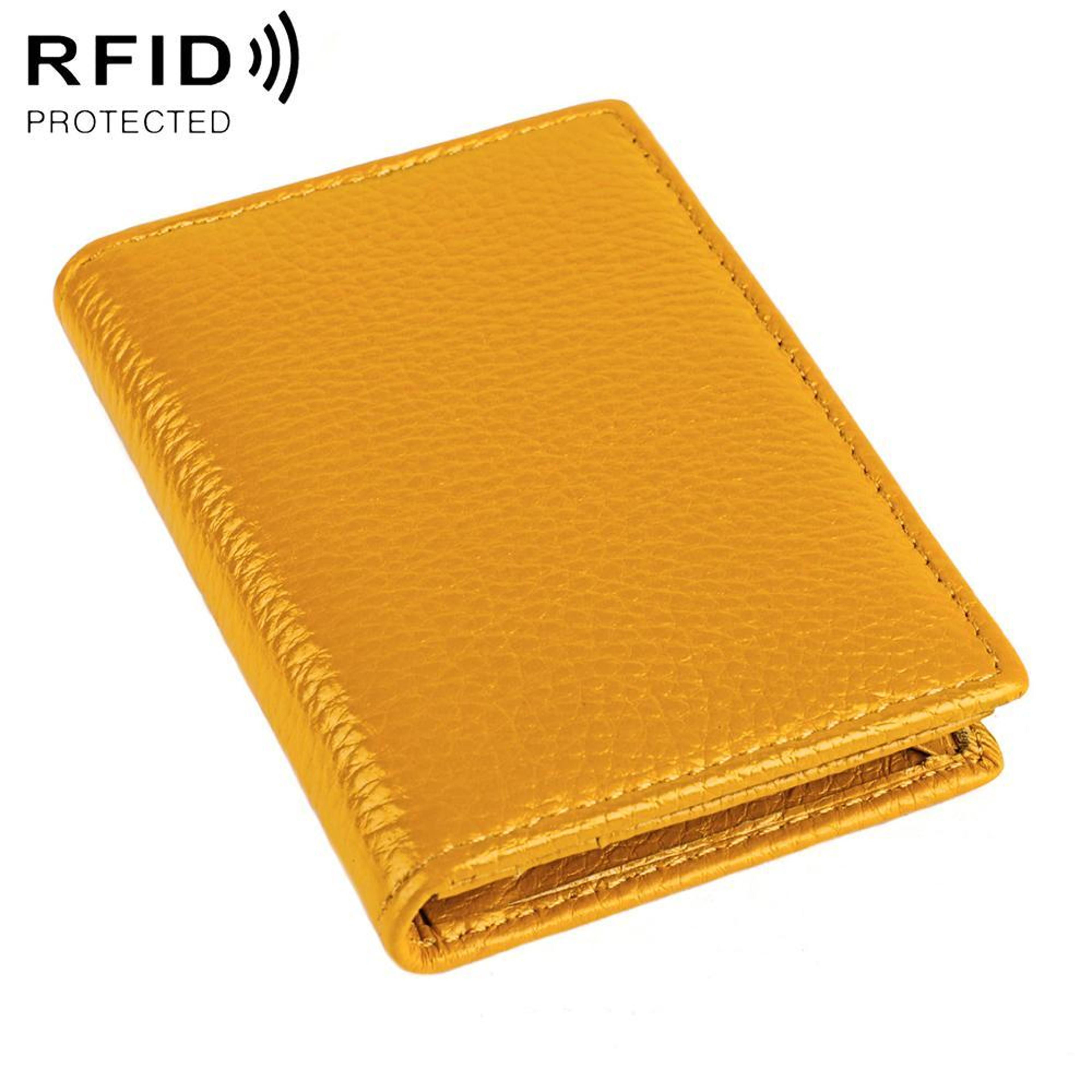 RFID Blocking Genuine Leather Card Holder Wallet with Bifold Design – view 17