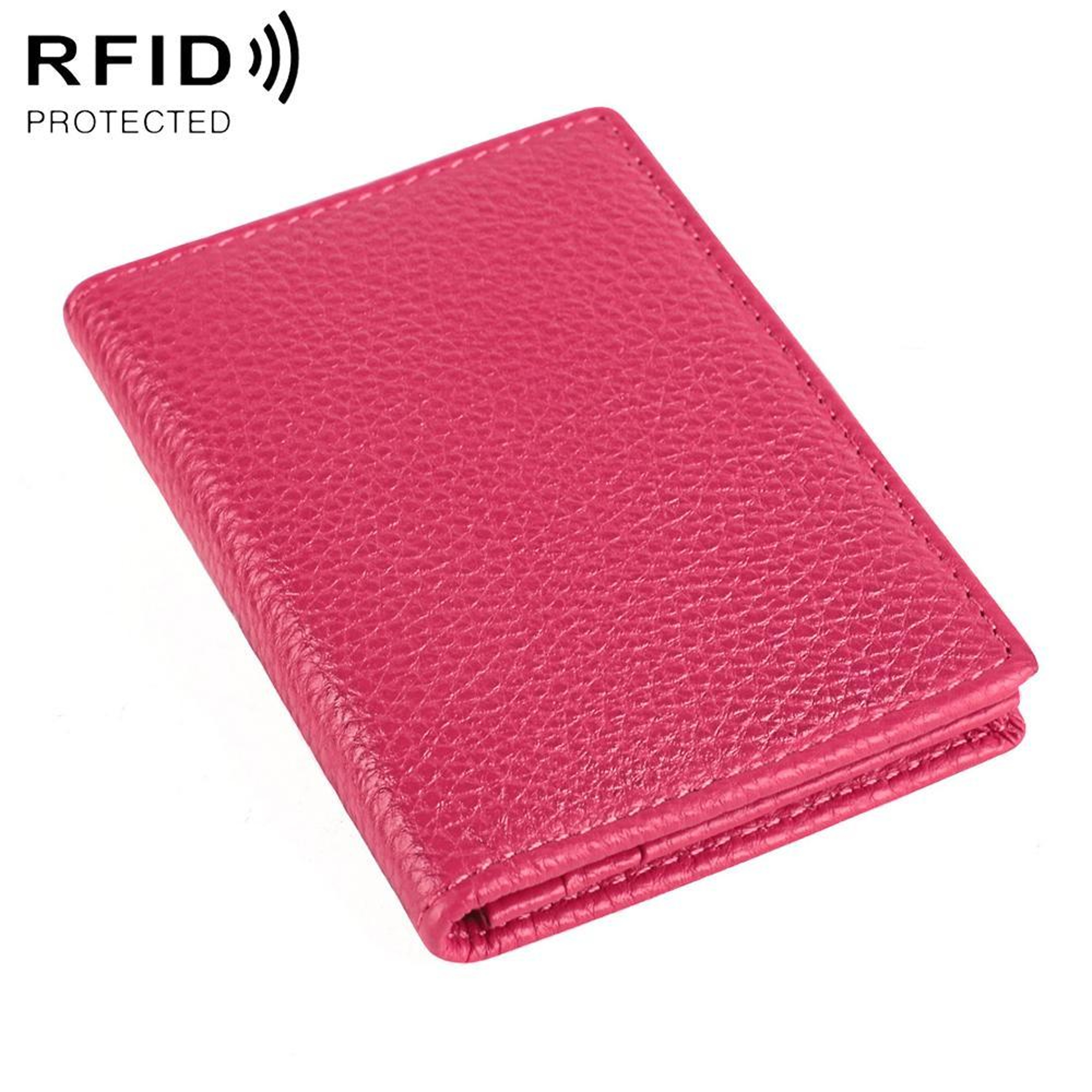 RFID Blocking Genuine Leather Card Holder Wallet with Bifold Design – view 15