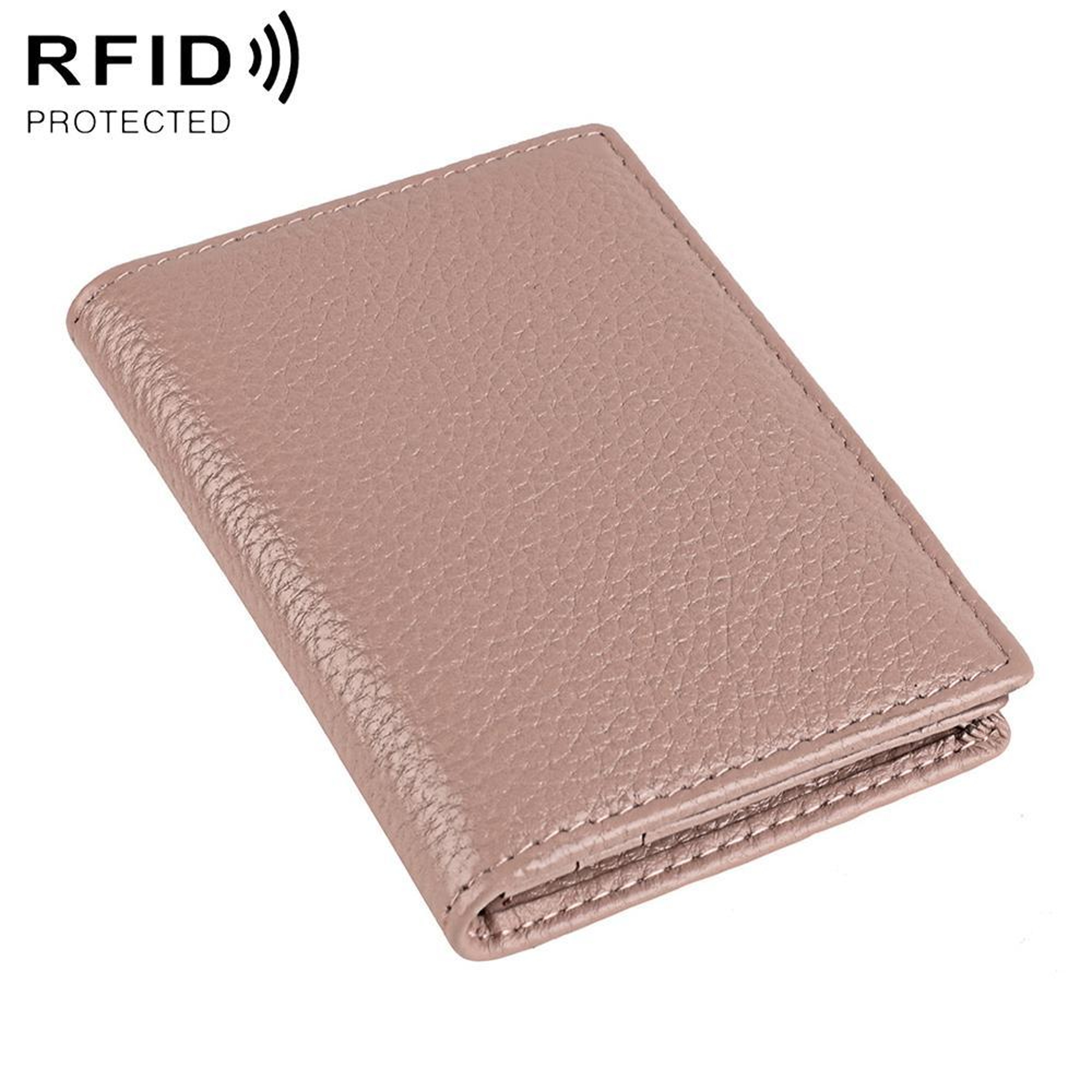 RFID Blocking Genuine Leather Card Holder Wallet with Bifold Design – view 16