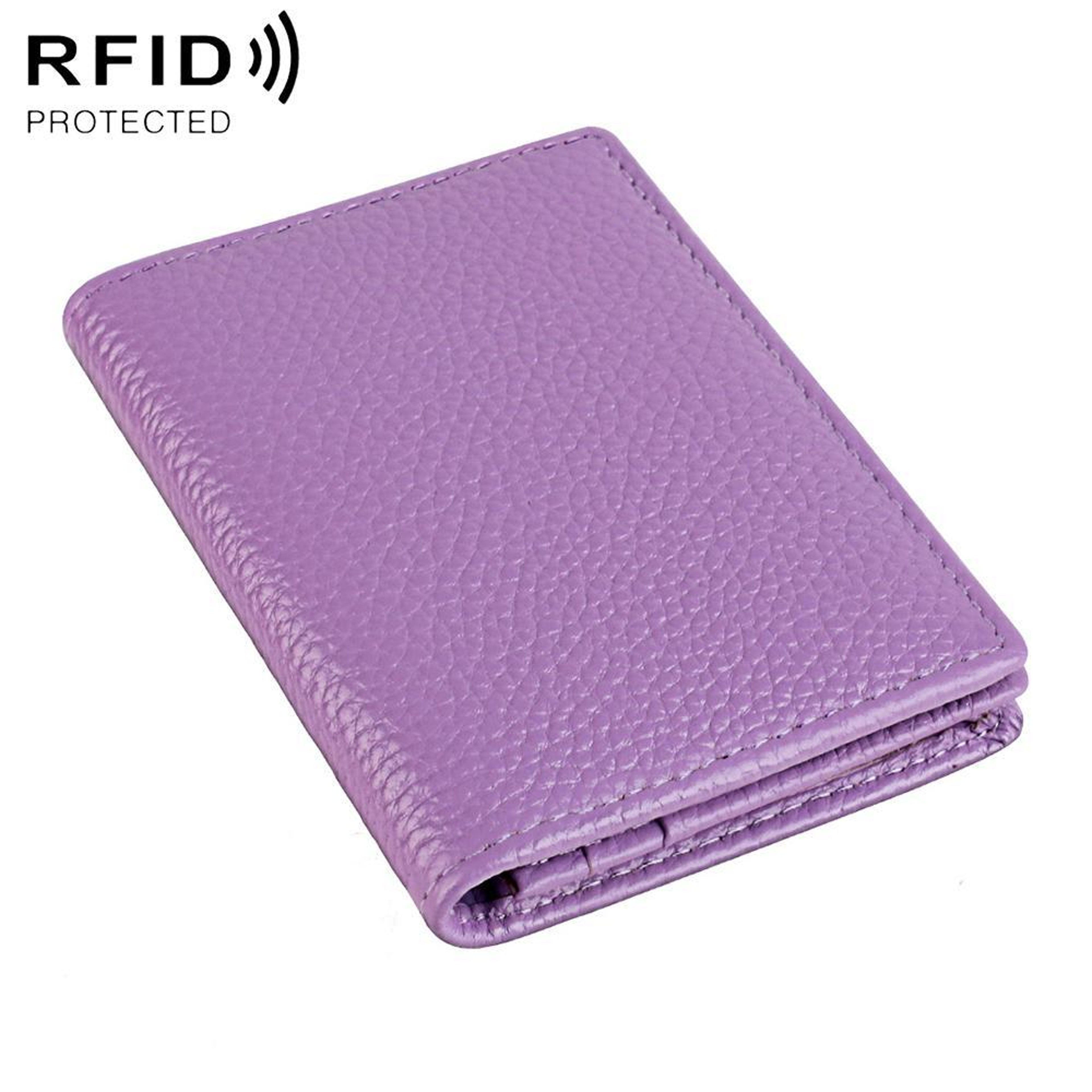 RFID Blocking Genuine Leather Card Holder Wallet with Bifold Design – view 18