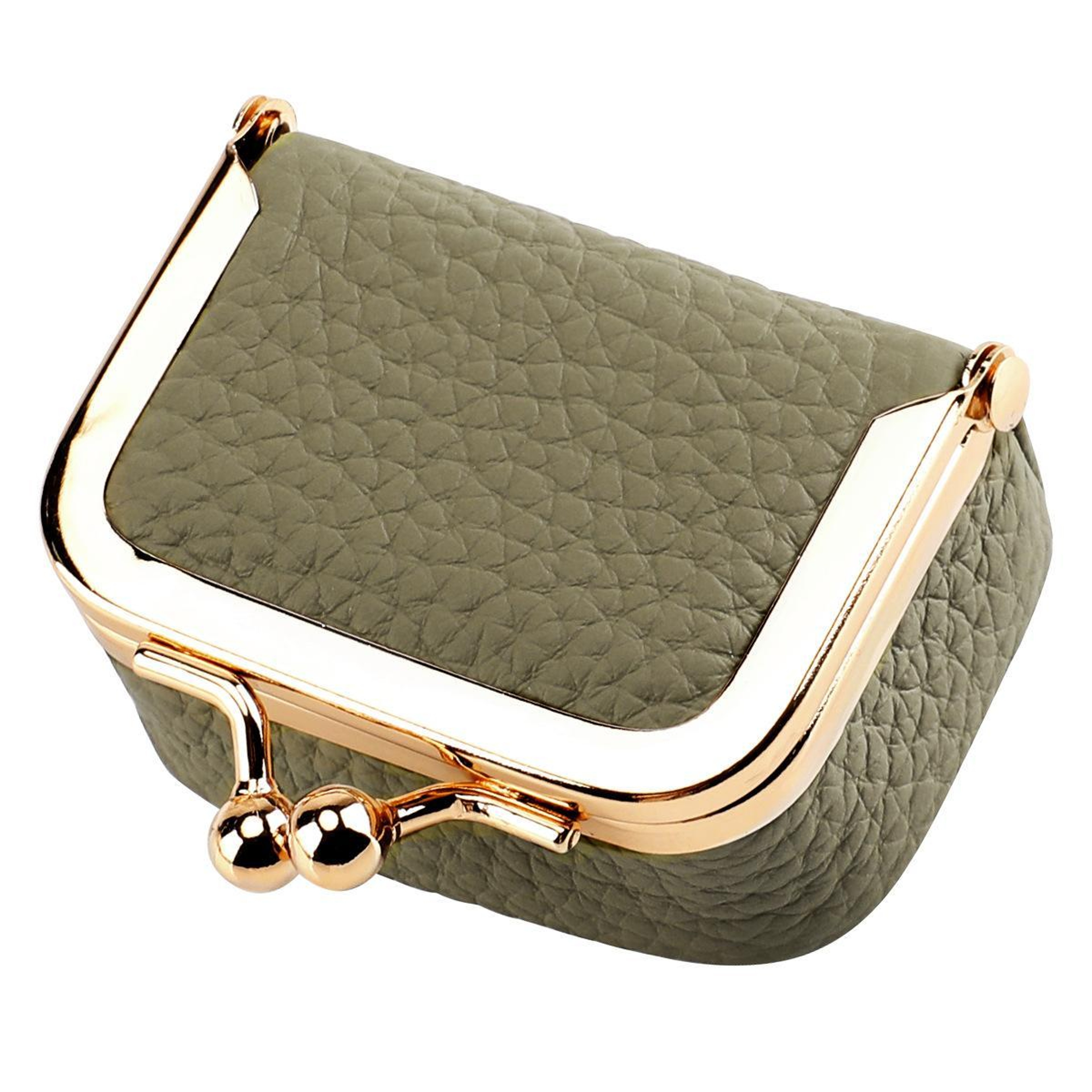 Mini Genuine Leather Jewelry Storage Pouch with Secure Clasp – view 20