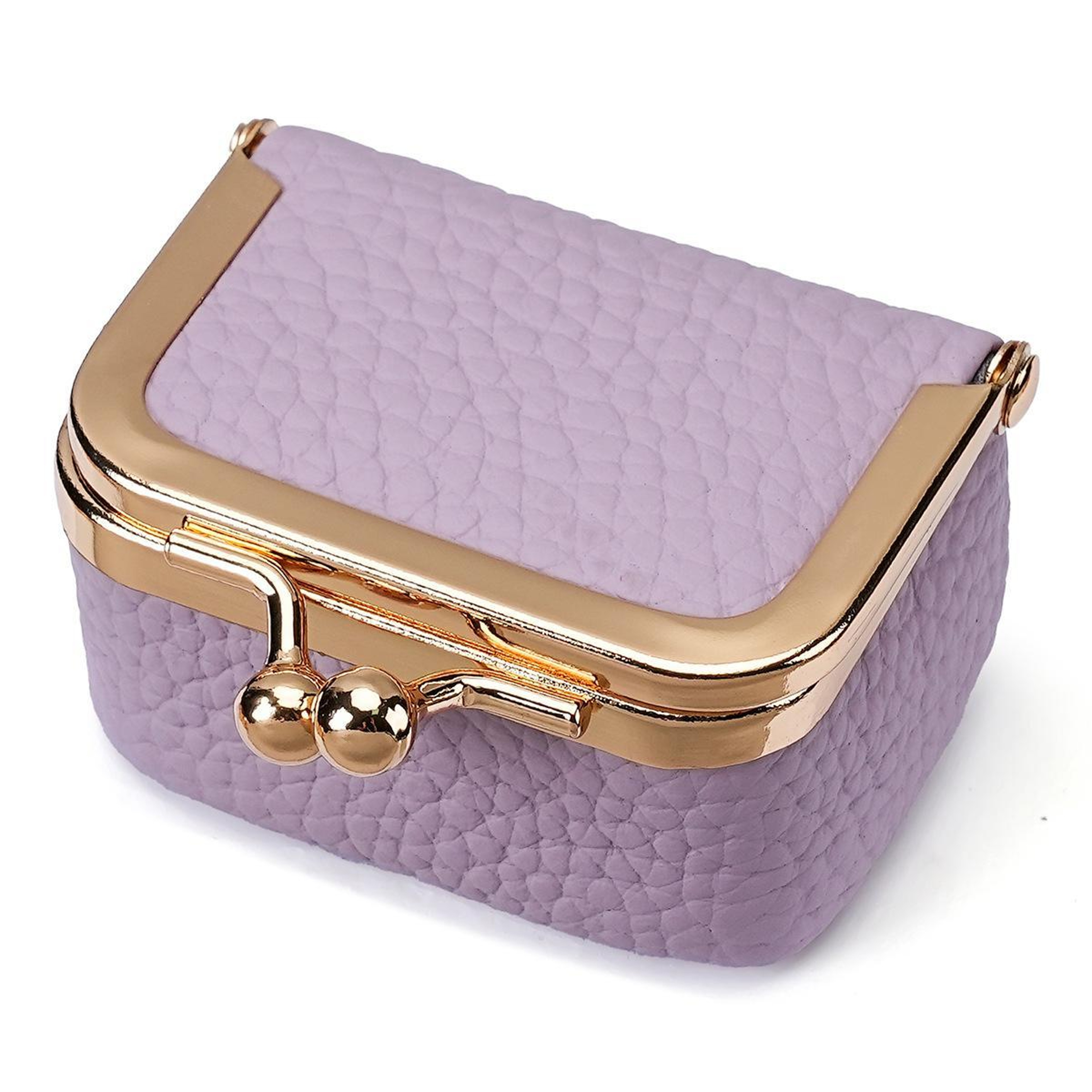 Mini Genuine Leather Jewelry Storage Pouch with Secure Clasp – view 22