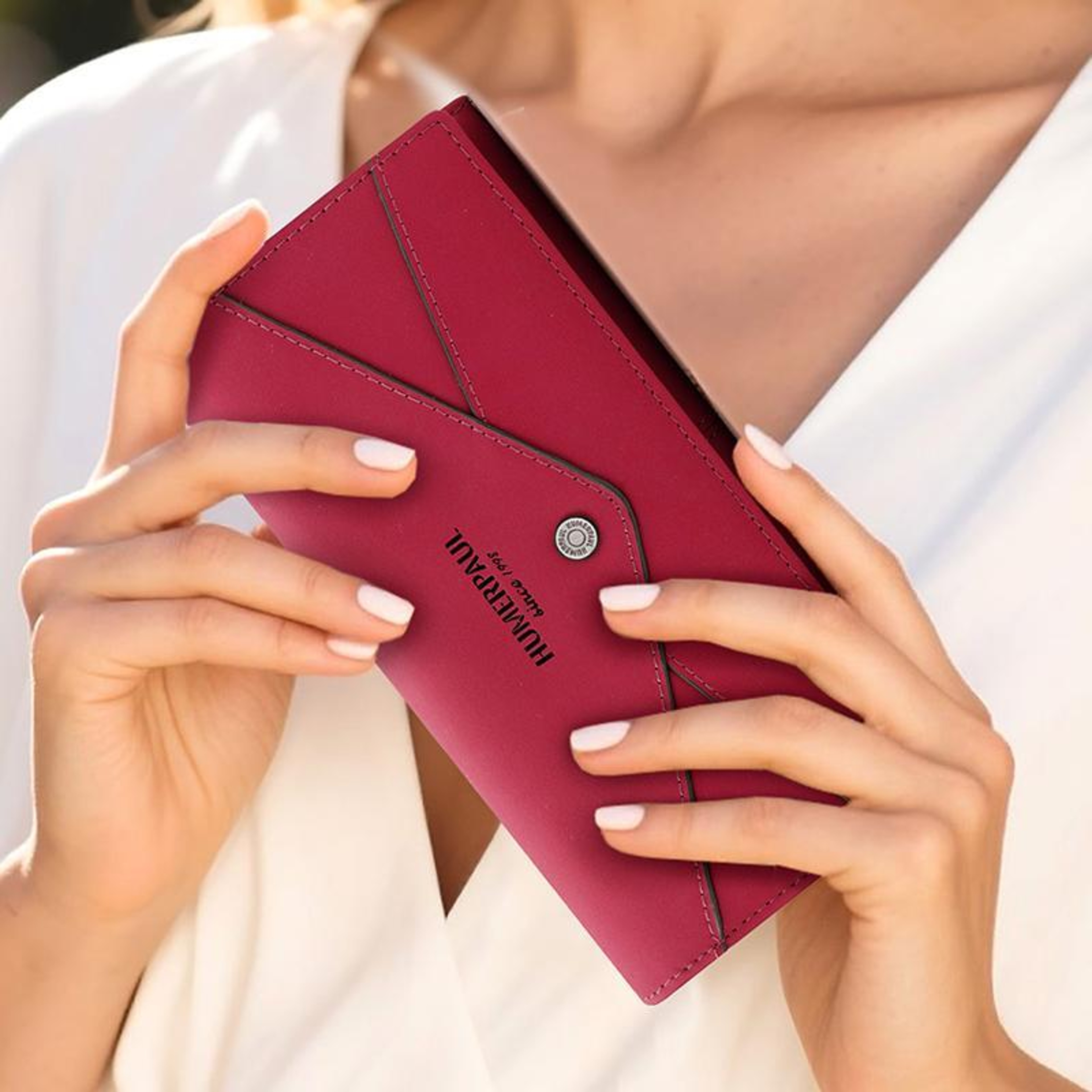 Womens Leather Long Wallet with RFID Protection and Multiple Card Slots – view 7