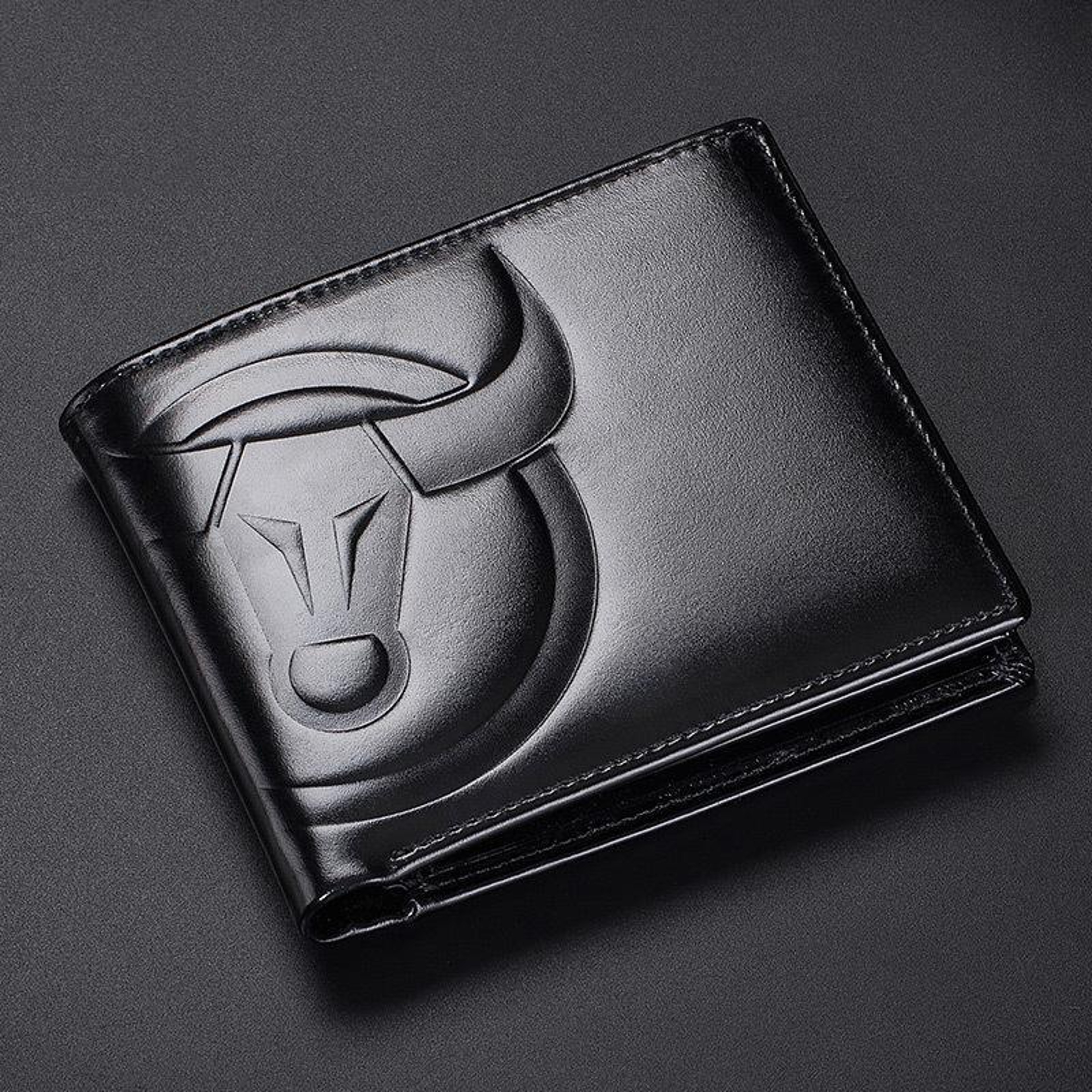 RFID Blocking Cowhide Leather Wallet With Multiple Card Slots 0
