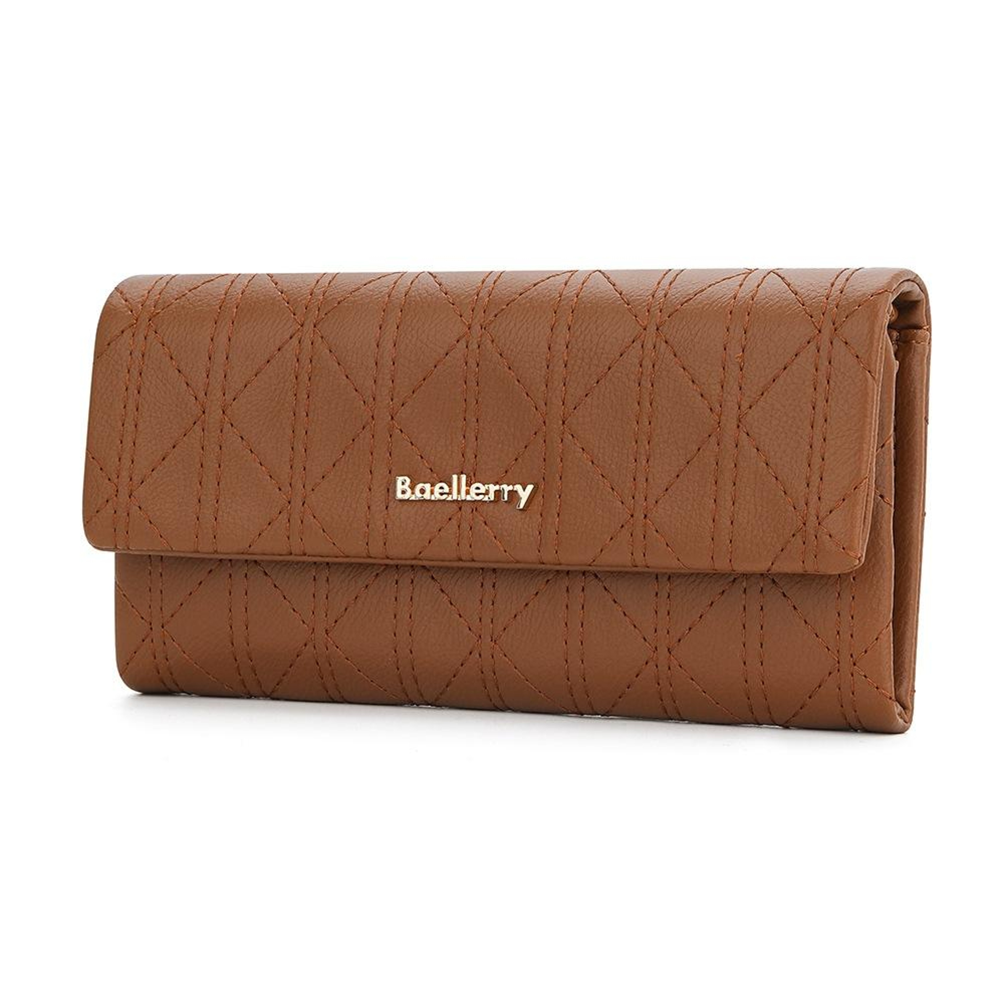 Womens Large Capacity PU Leather Clutch Wallet with Magnetic Buckle and Phone Storage – view 4