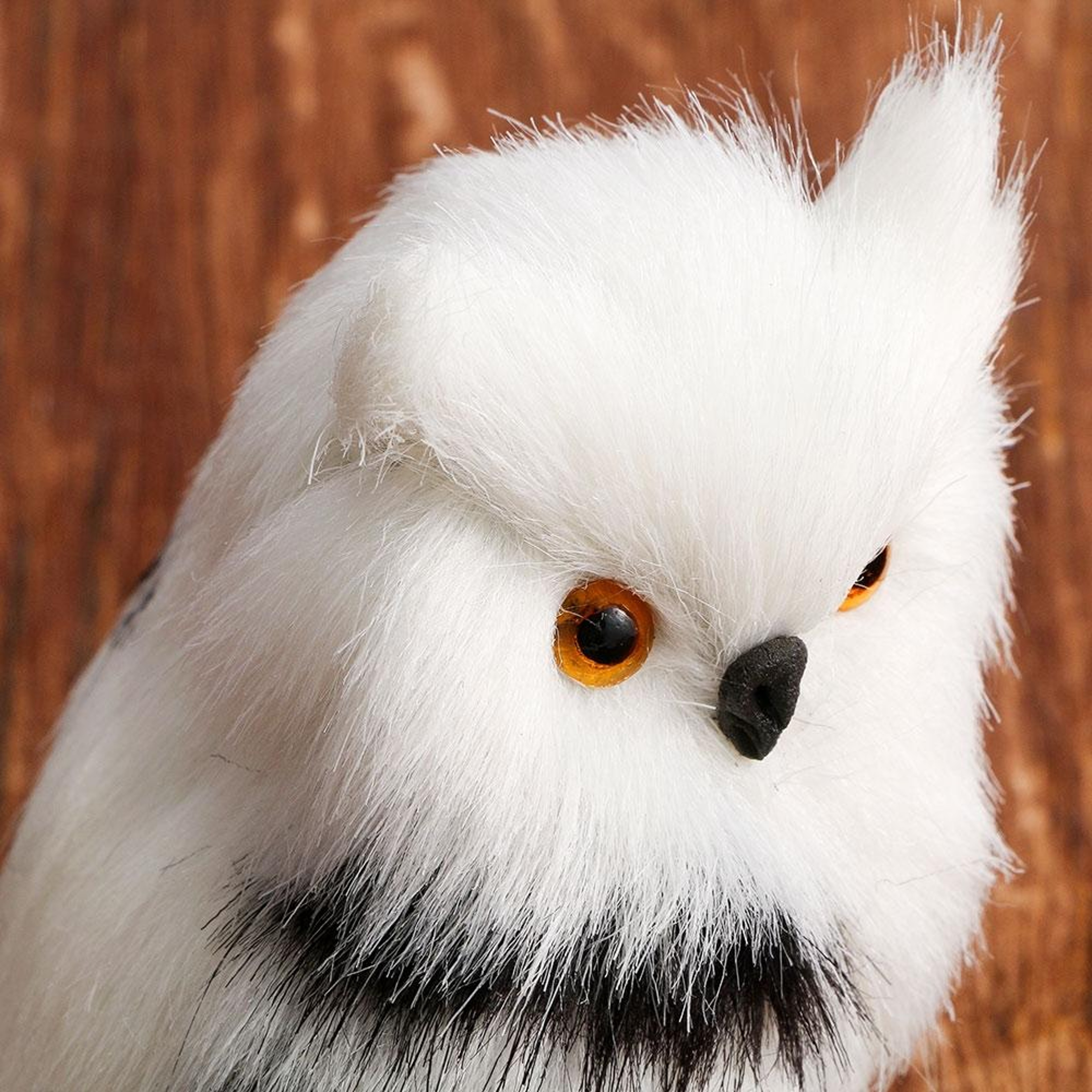 Artificial Fur Owl Christmas Decoration For Home And Car Holiday Decor 5