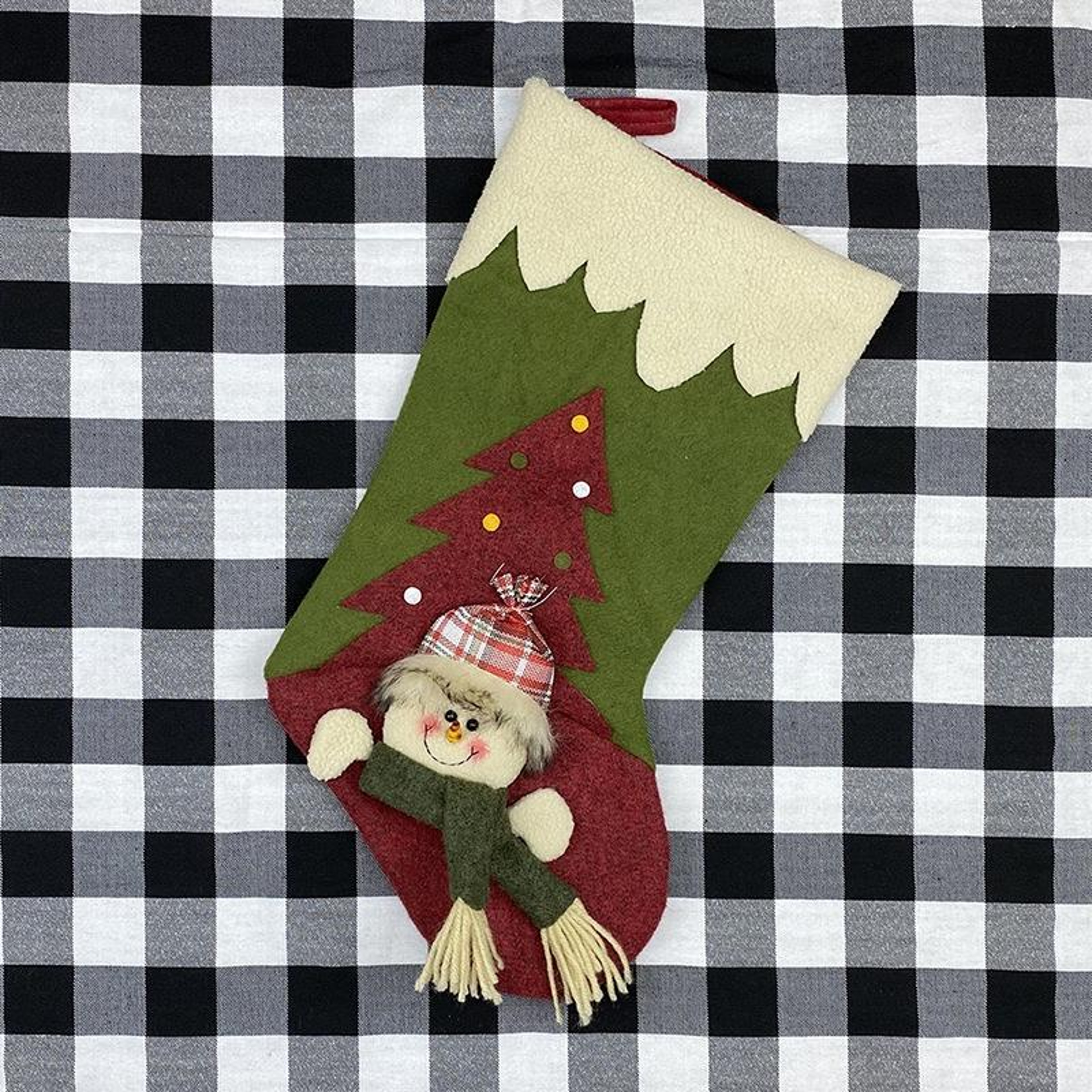 Christmas Stocking Gift Bag 18 Inch Plush Christmas Decoration – view 2