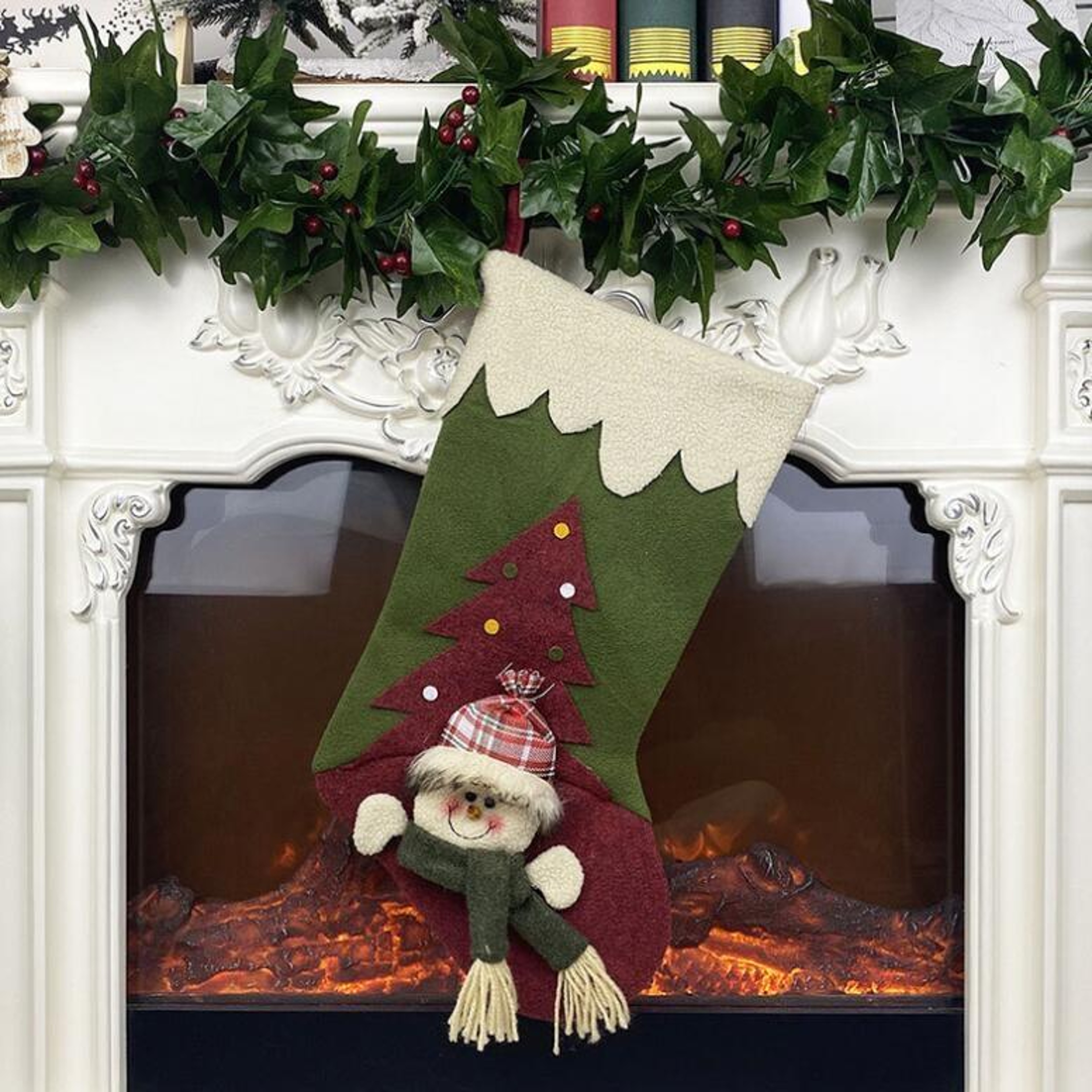 Christmas Stocking Gift Bag 18 Inch Plush Christmas Decoration – view 7