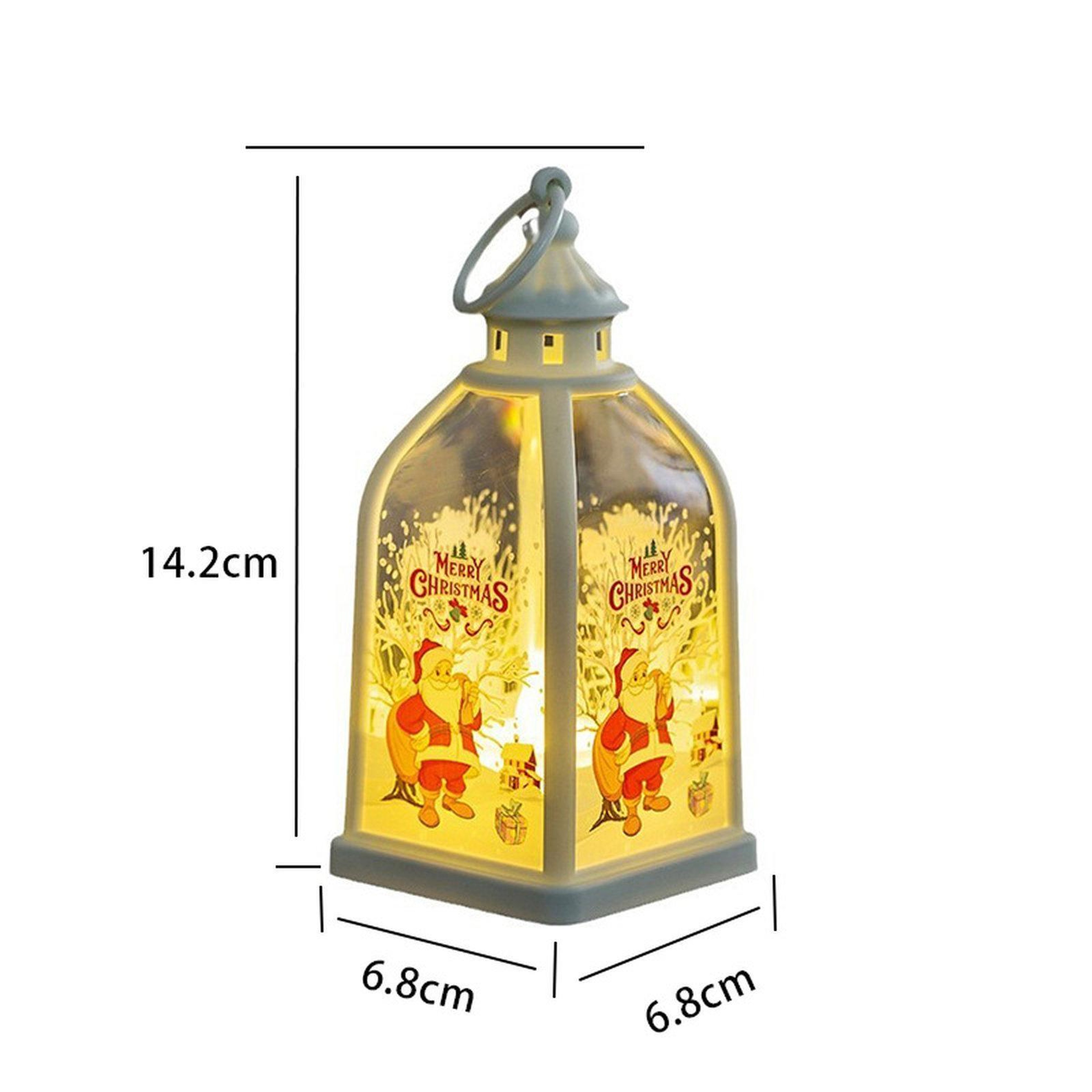 Portable Christmas Lantern Night Light with Warm LED Glow – view 5