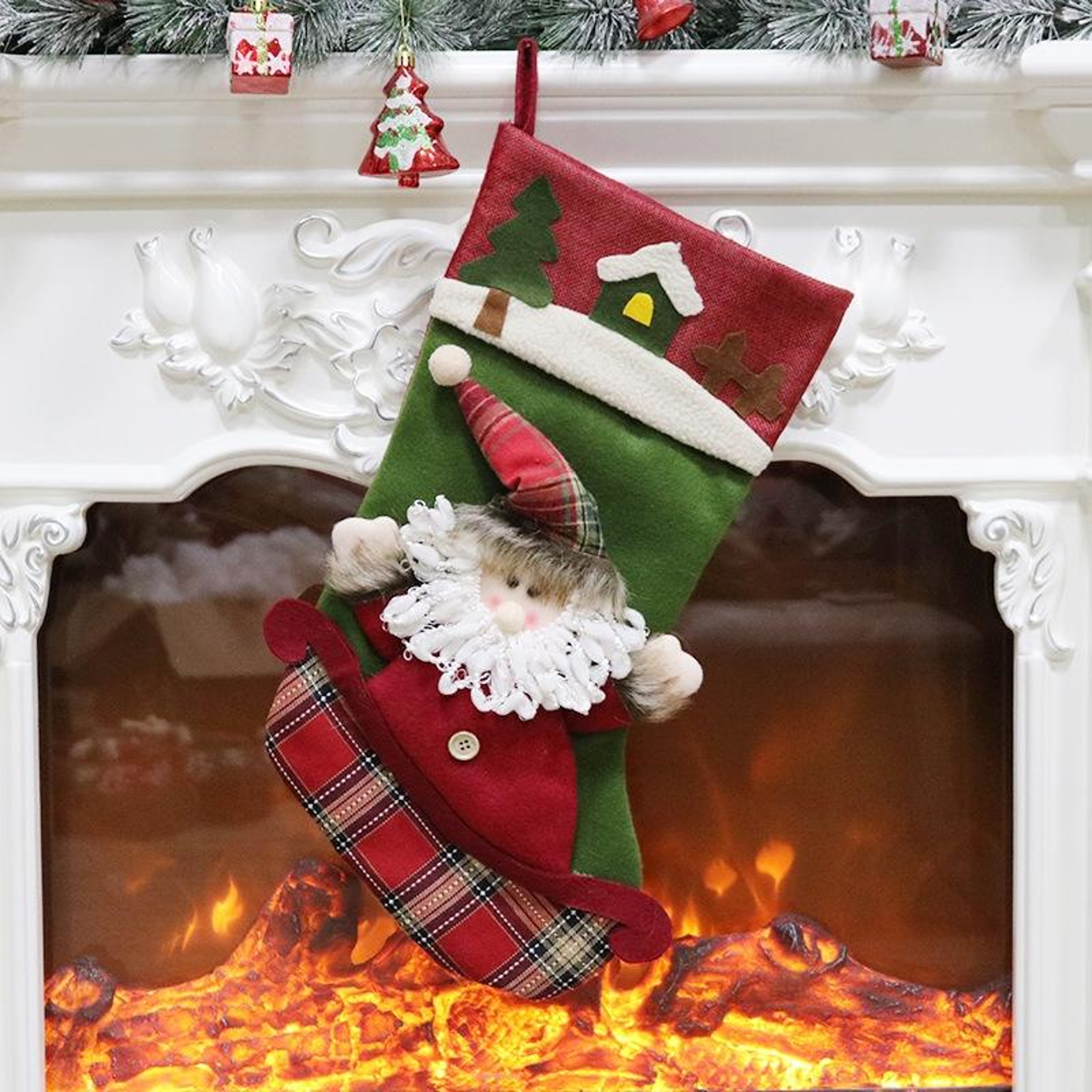 Christmas Stocking Gift Bag Christmas Tree Hanging Decoration – view 1