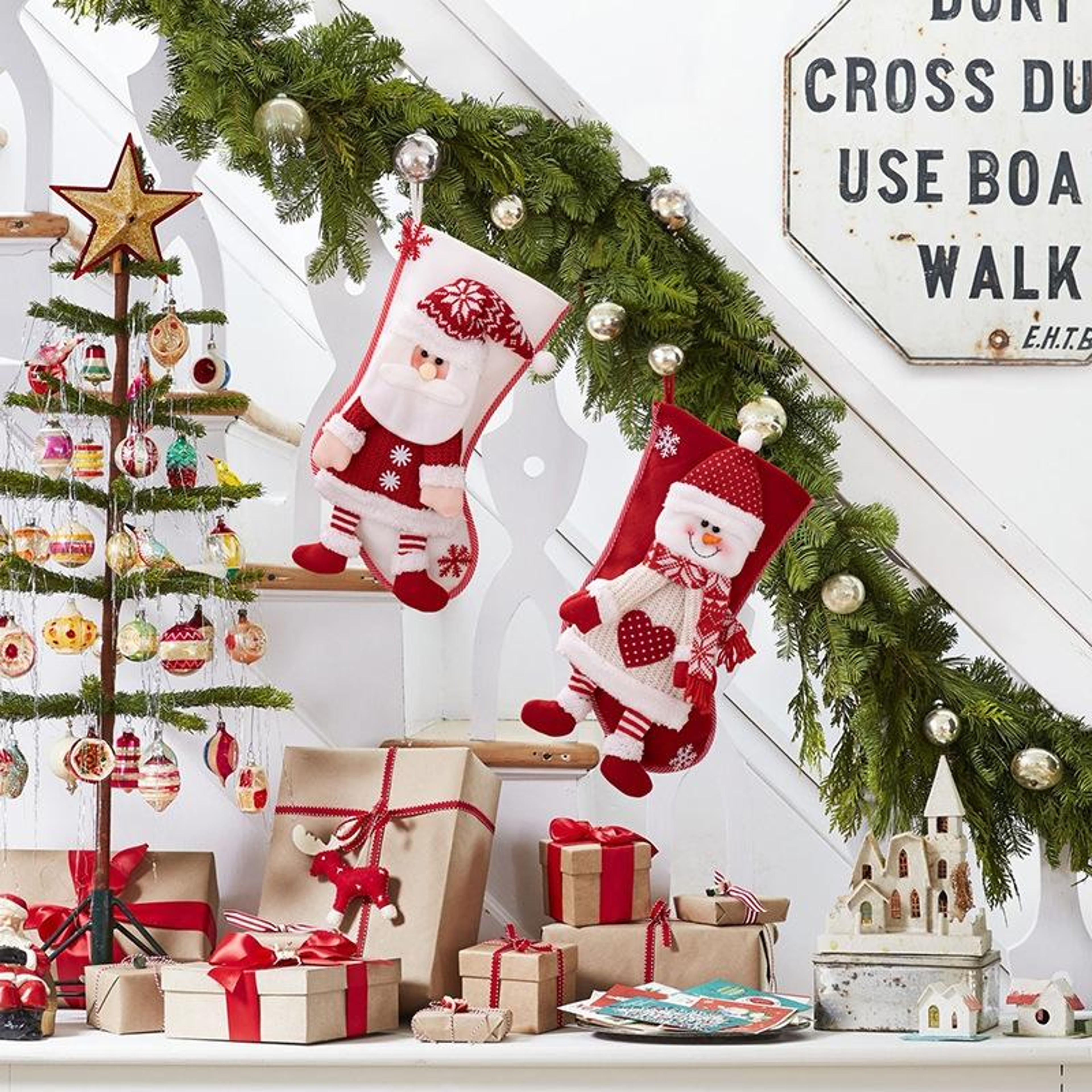 Christmas Stocking Gift Bag for Holiday Decorations and Gifts – view 2