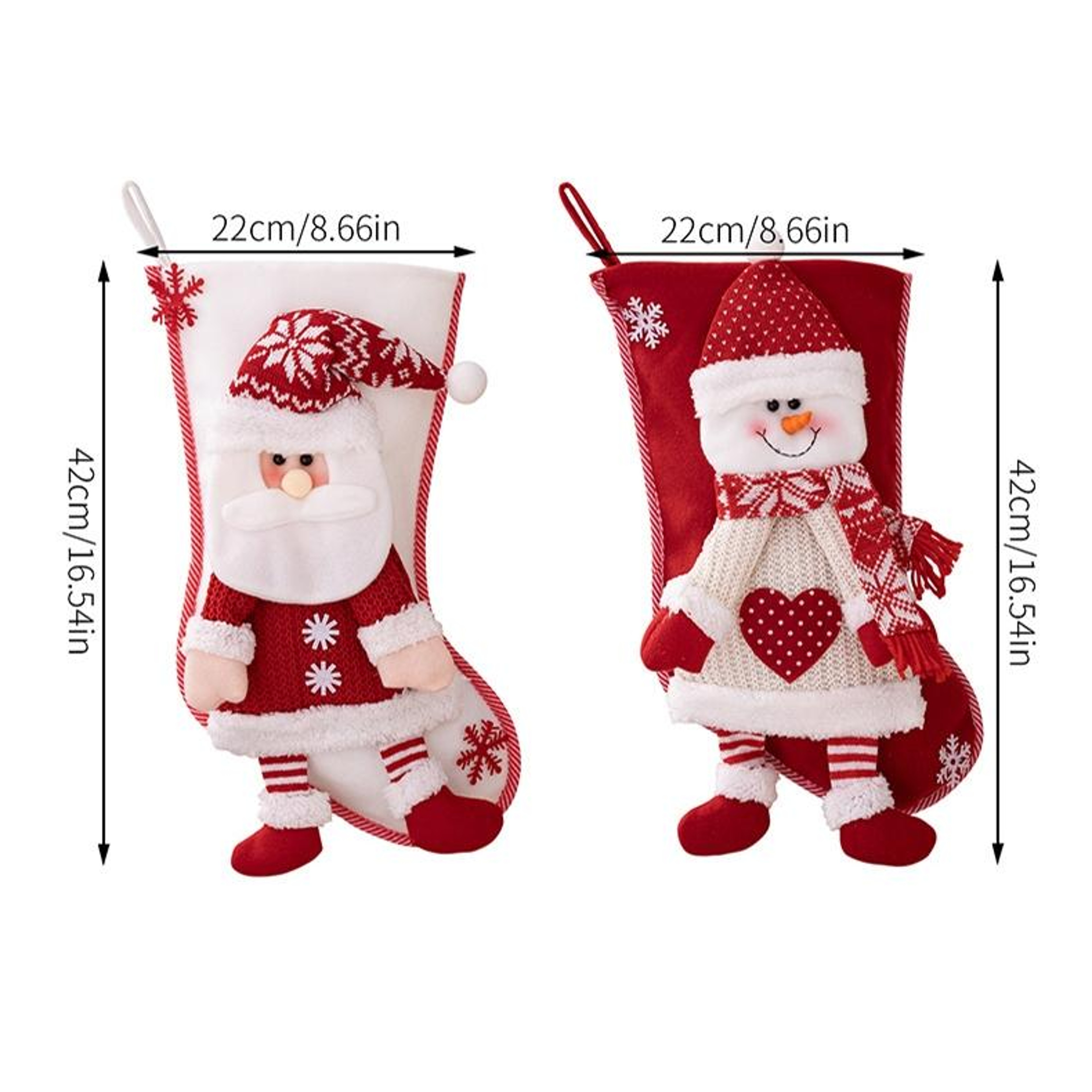 Christmas Stocking Gift Bag for Holiday Decorations and Gifts – view 5