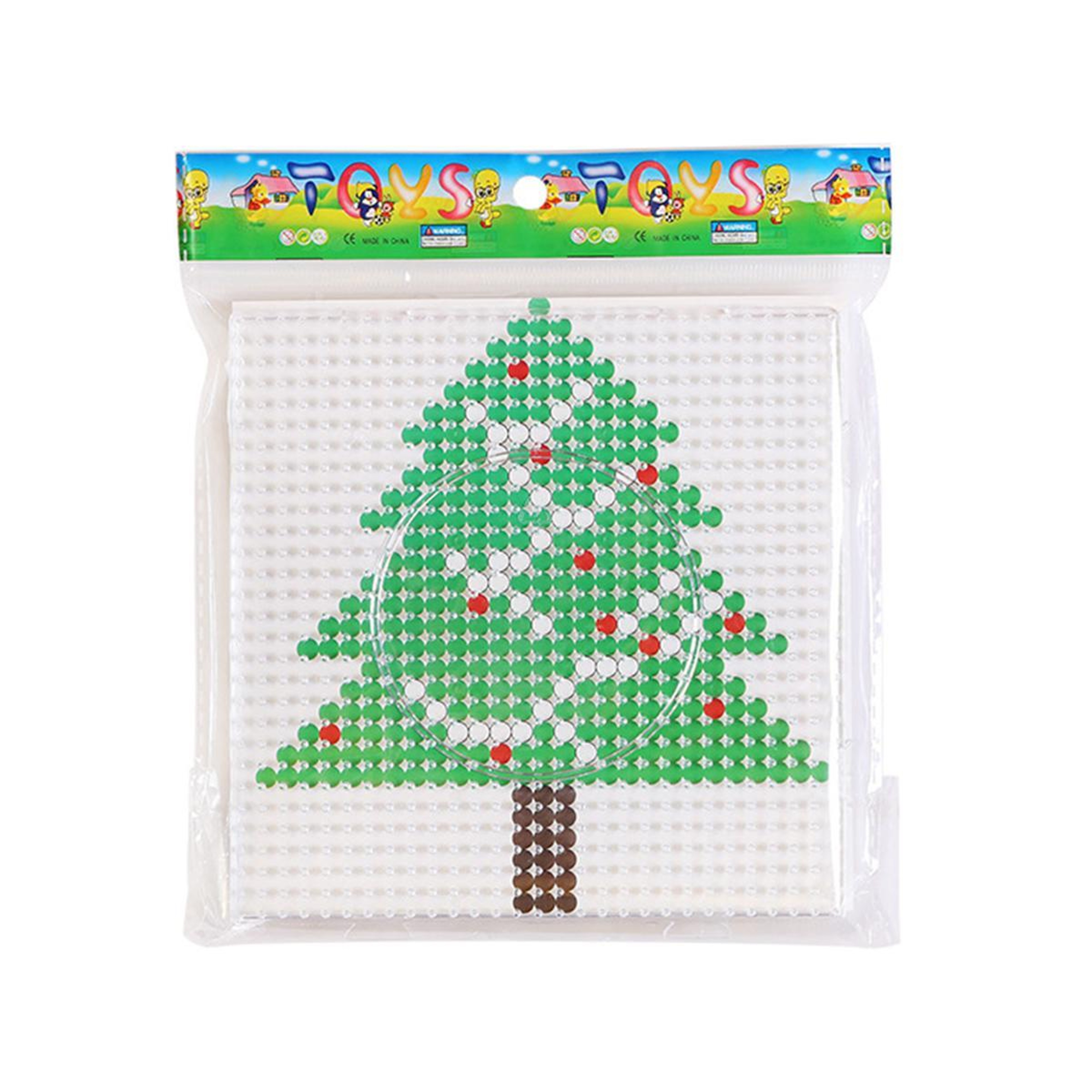 Christmas Fuse Beads DIY Craft Kit with Pegboard and Holiday Patterns – view 6