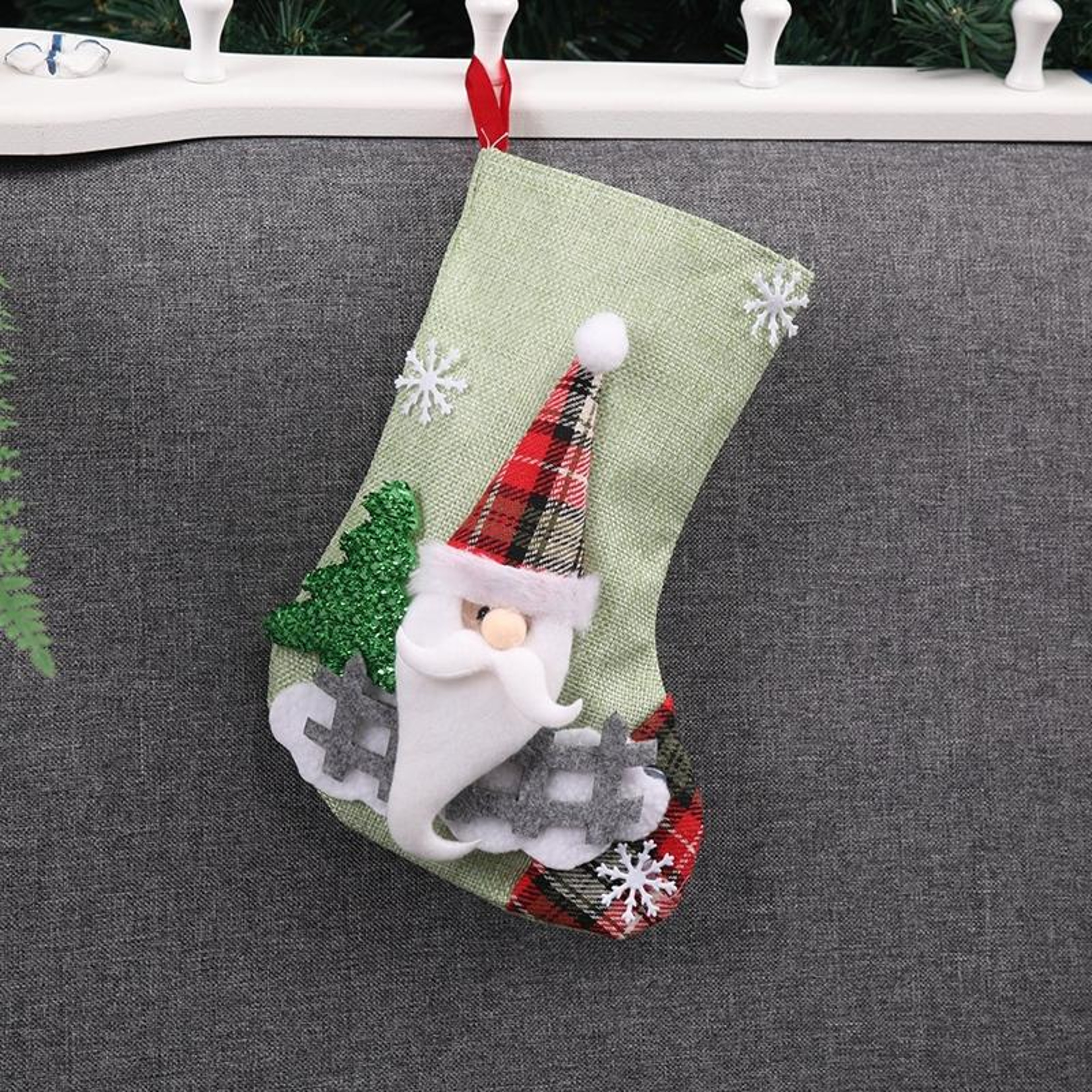 Christmas Stocking Gift Bag for Holiday Candy and Small Gifts – view 1