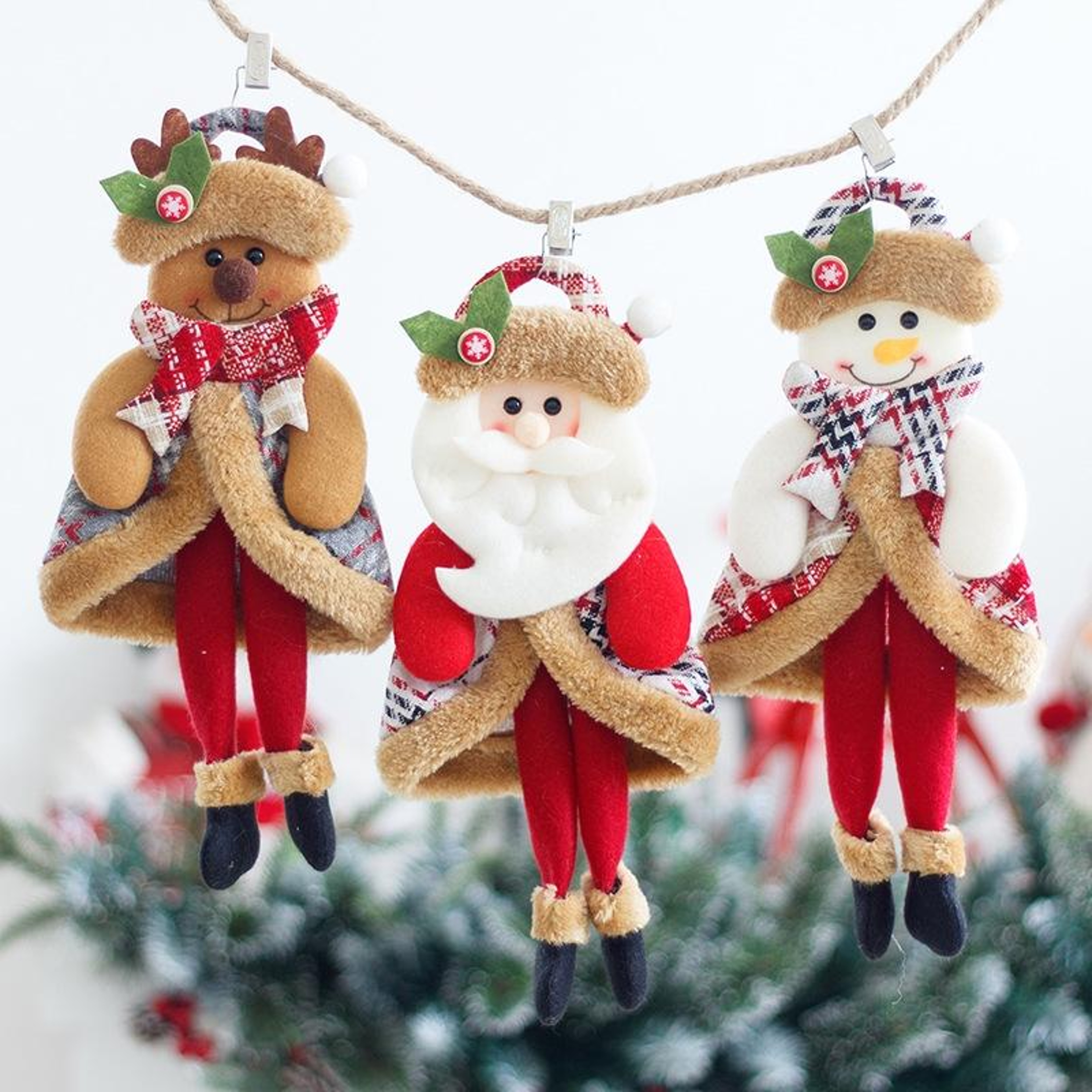 Christmas Cartoon Doll Pendant Decoration for Home and Holiday Displays – view 8