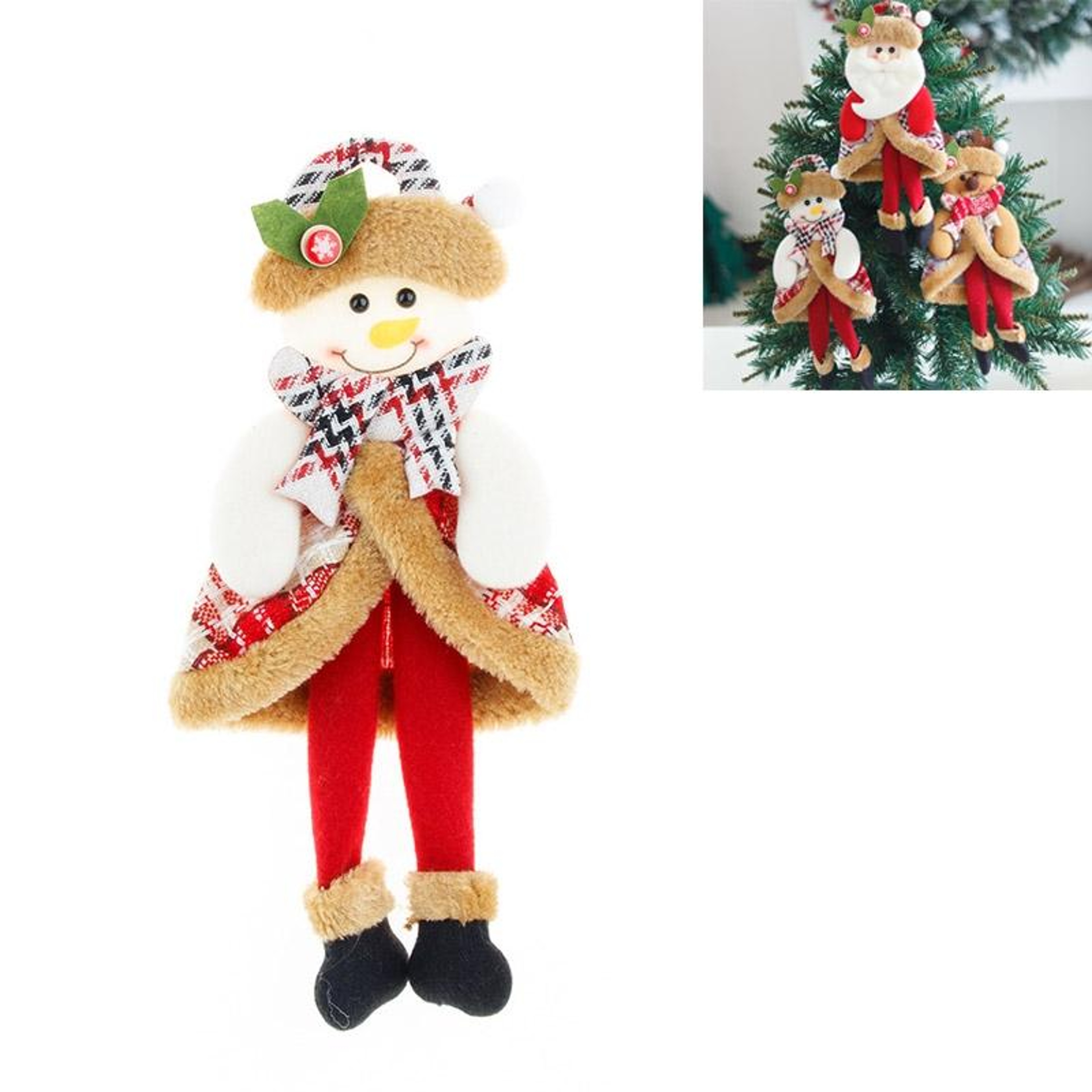 Christmas Cartoon Doll Pendant Decoration for Home and Holiday Displays – view 5
