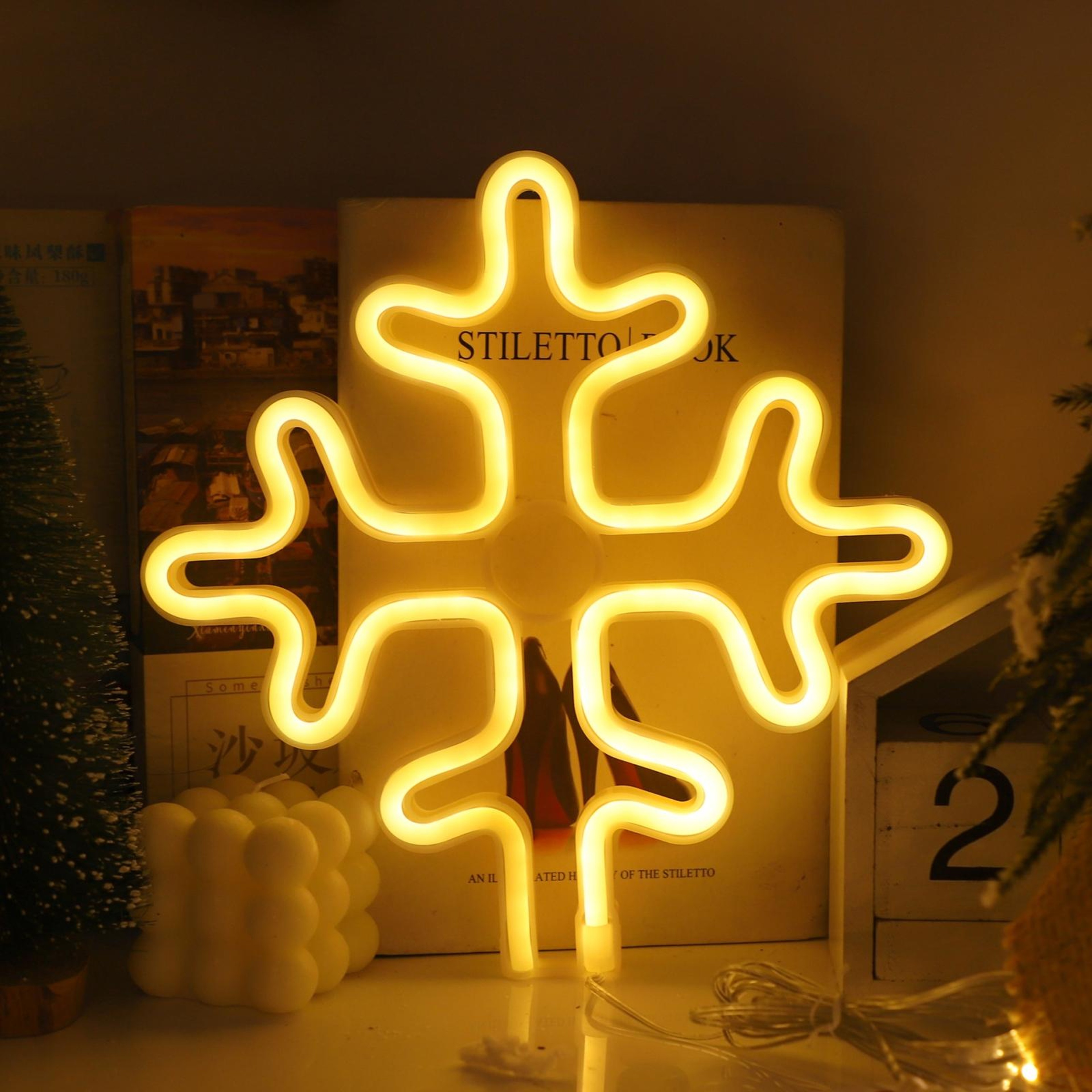 Christmas Neon LED Wall Lights for Holiday Party Decorations – view 5