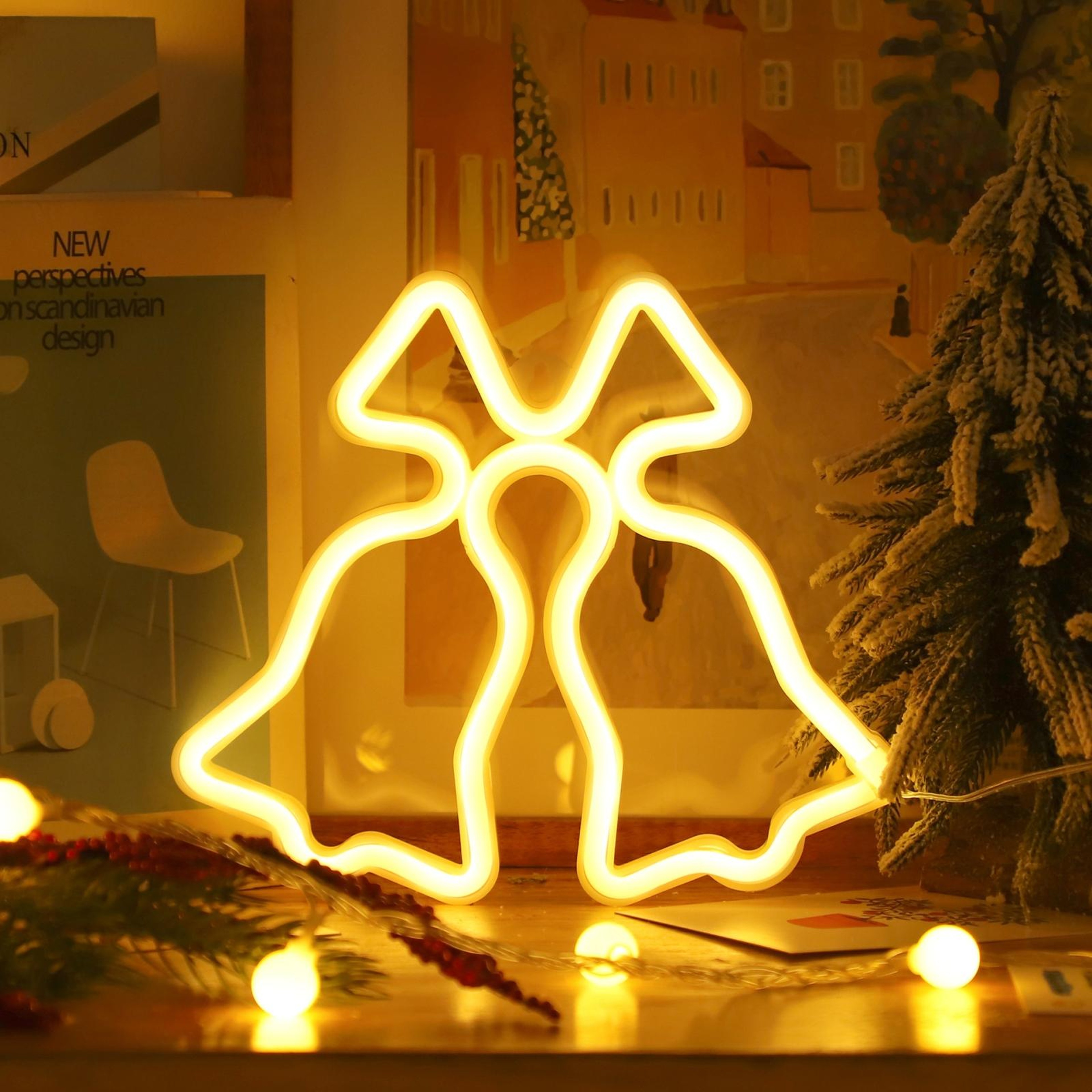Christmas Neon LED Wall Lights for Holiday Party Decorations – view 9